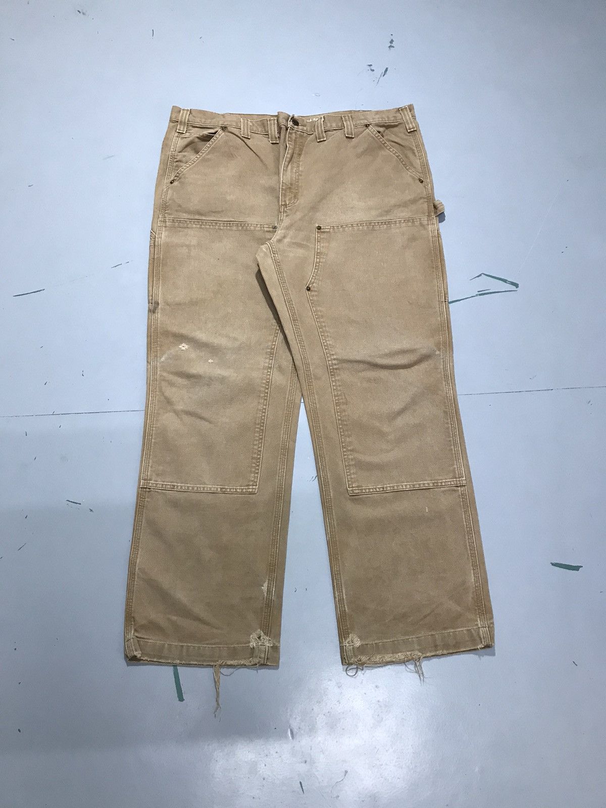 Carhartt Vintage Carhartt double knee workwear denim Size US 42 / EU 58 - 1 Thumbnail
