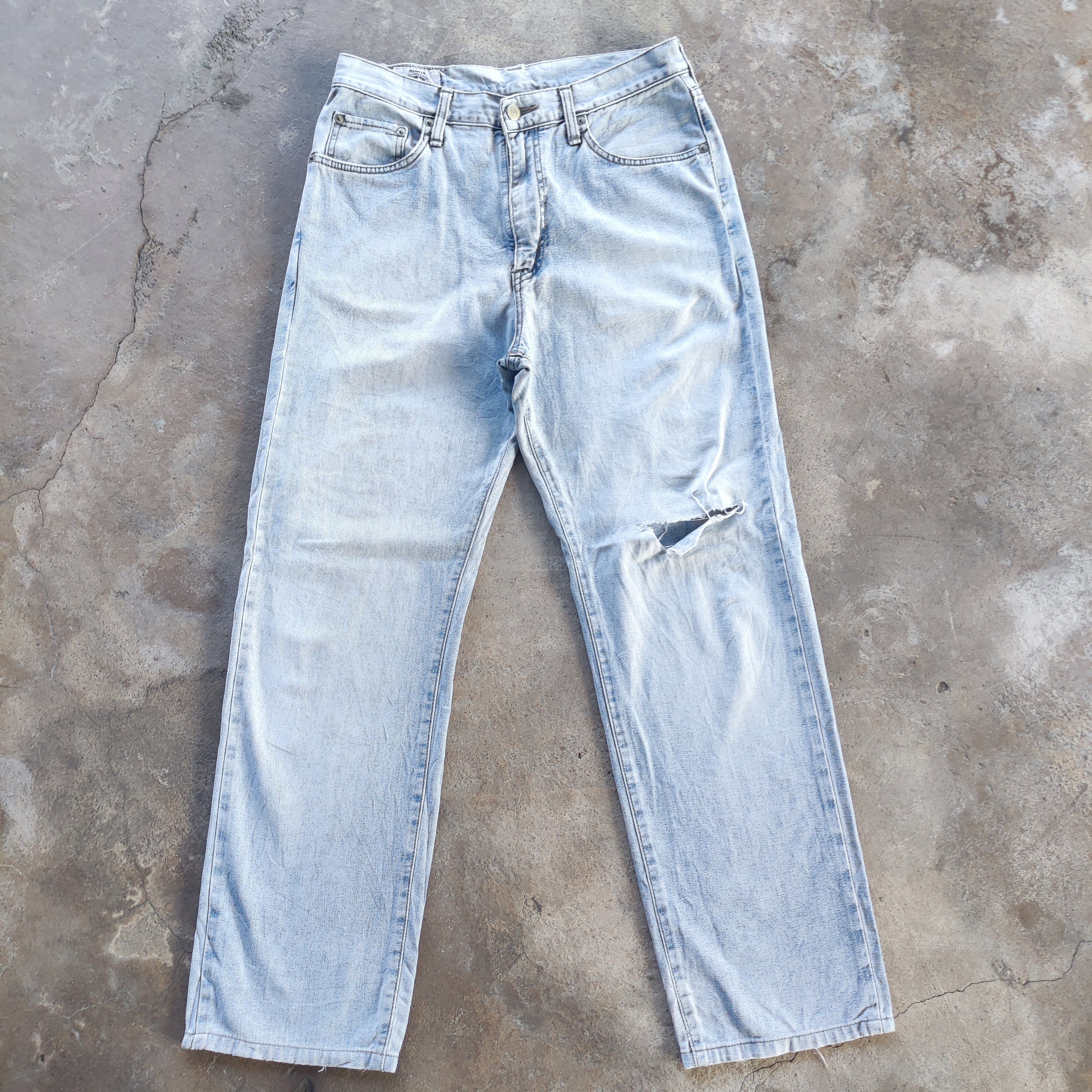 Edwin Vintage Edwin Brand Buggy Jeans Distressed Faded pants Size US 31 - 1 Thumbnail