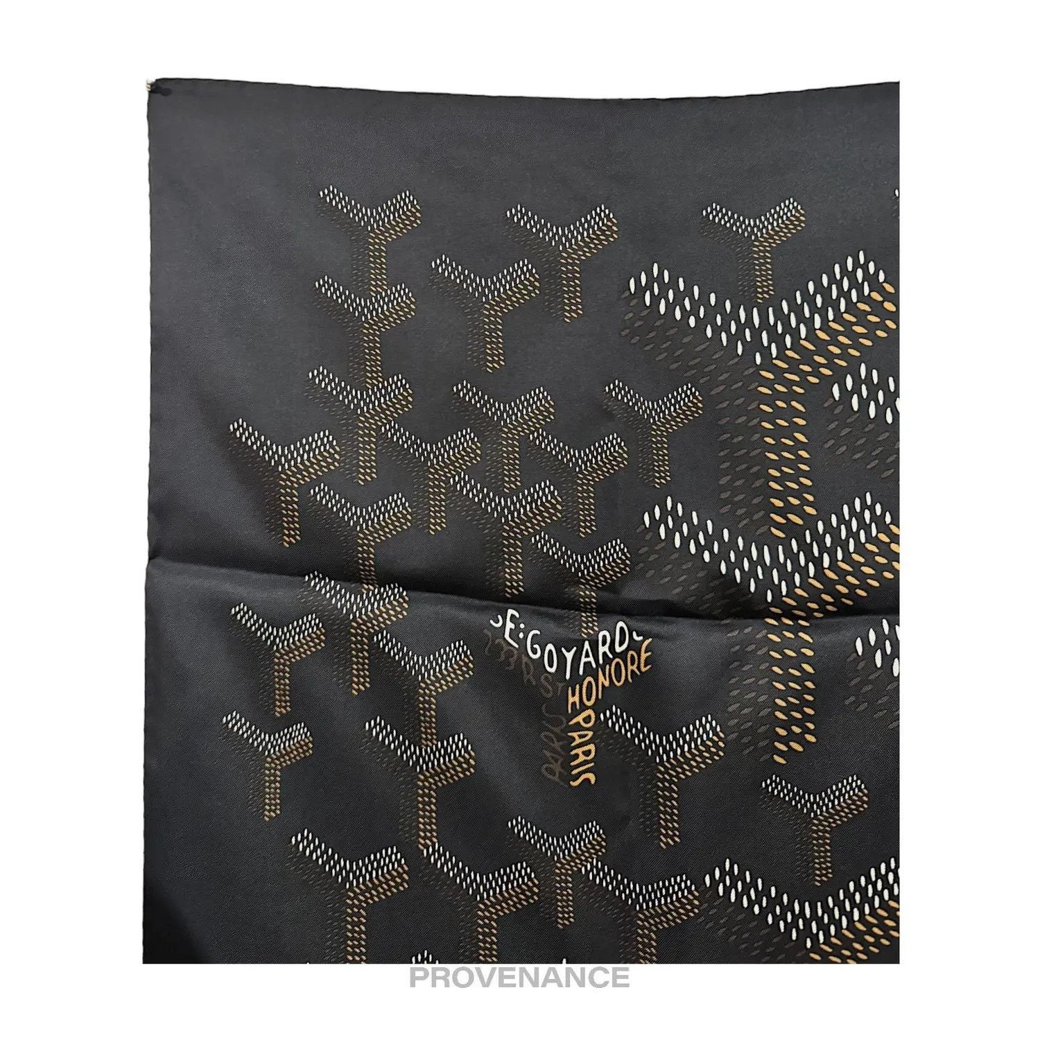 Goyard 🔴 Goyard Scarf - Black Tan Size ONE SIZE - 3 Thumbnail