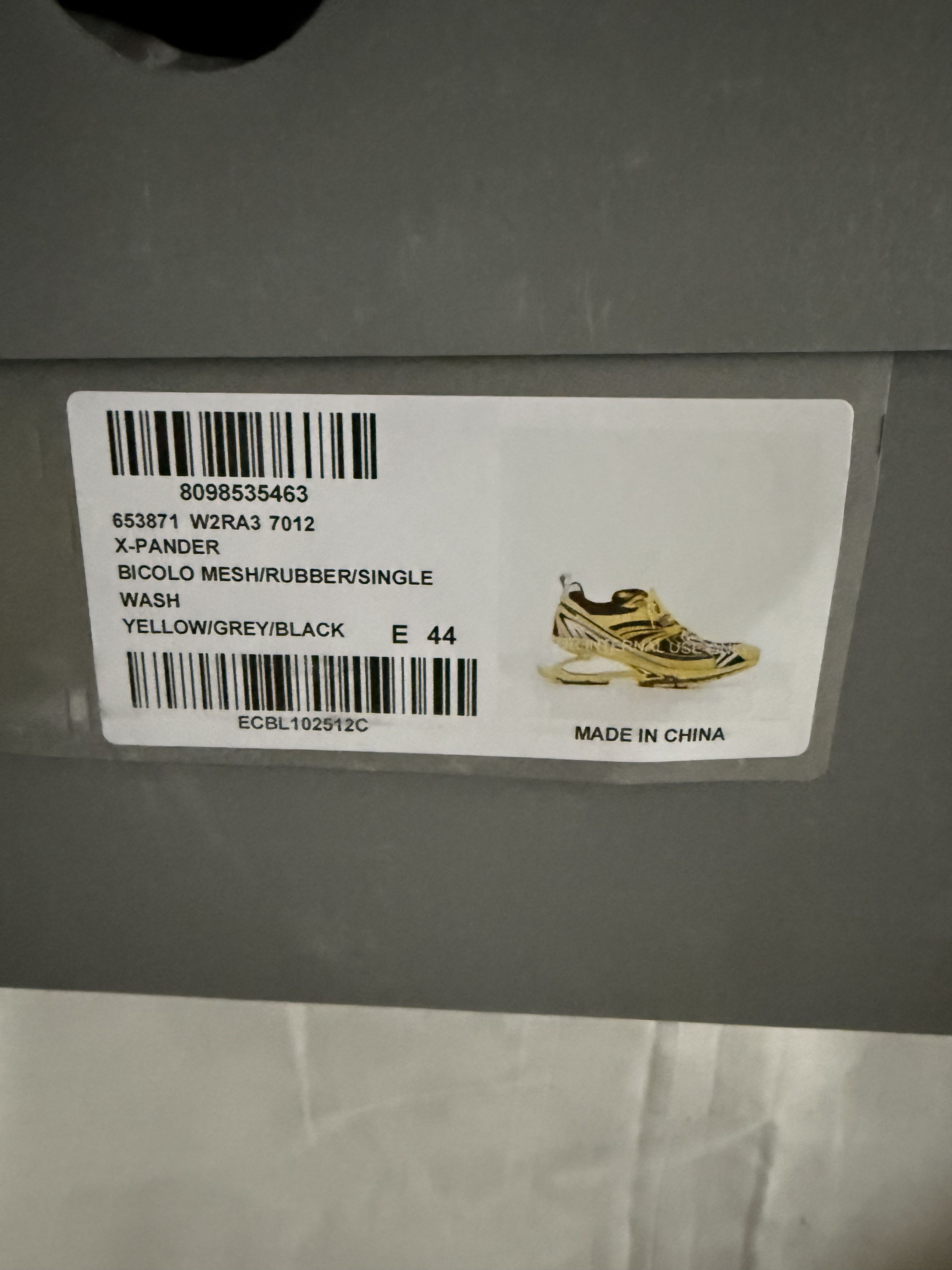 Balenciaga Balenciaga X-Pander Yellow/Gray Size US 11 / EU 44 - 23 Thumbnail