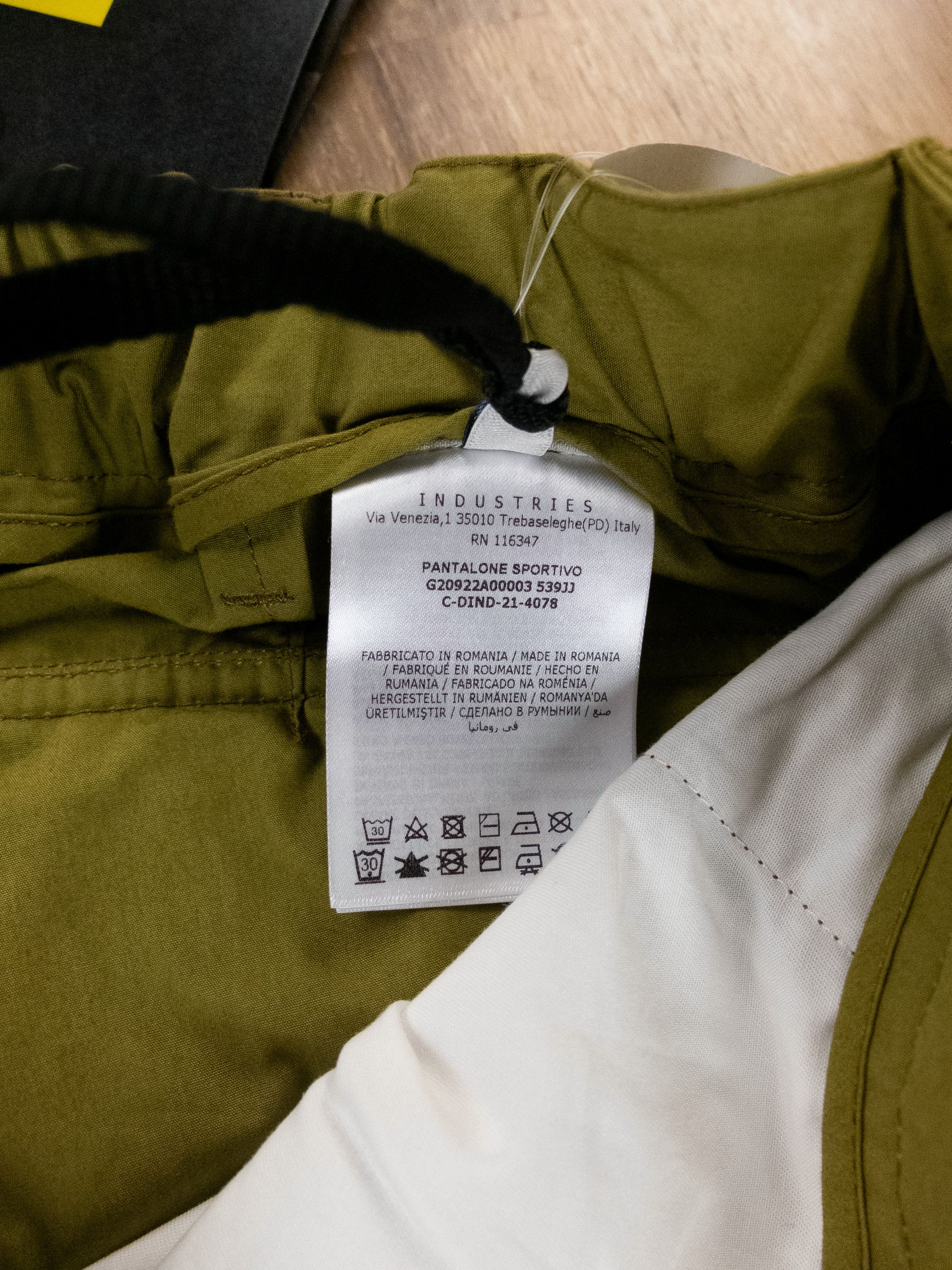 Moncler MONCLER GENIUS 1952 green blue cotton & shell panel pants 34 Size US 34 / EU 50 - 10 Thumbnail