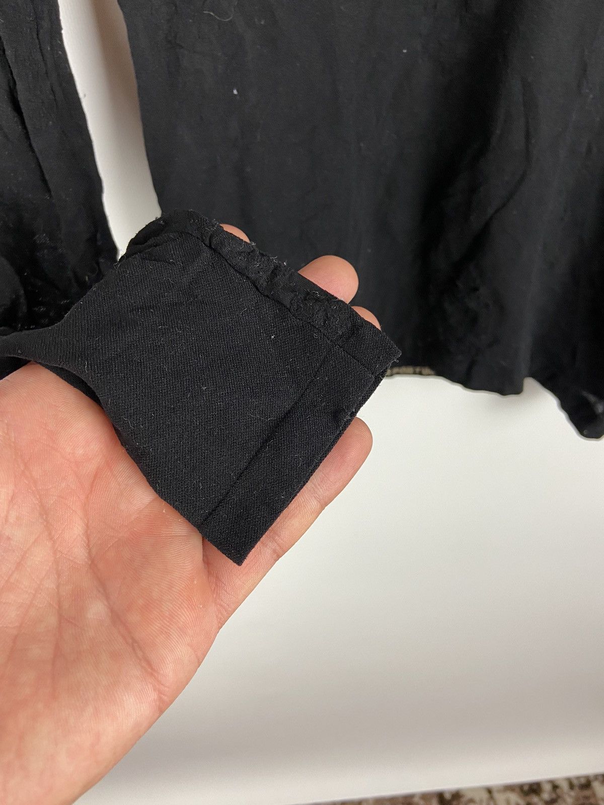 Designer × Marithe + Francois Girbaud Marithe Francois Girbaund Top Long Sleeve Avant-Garde Sz 3 Size S / US 4 / IT 40 - 11 Thumbnail