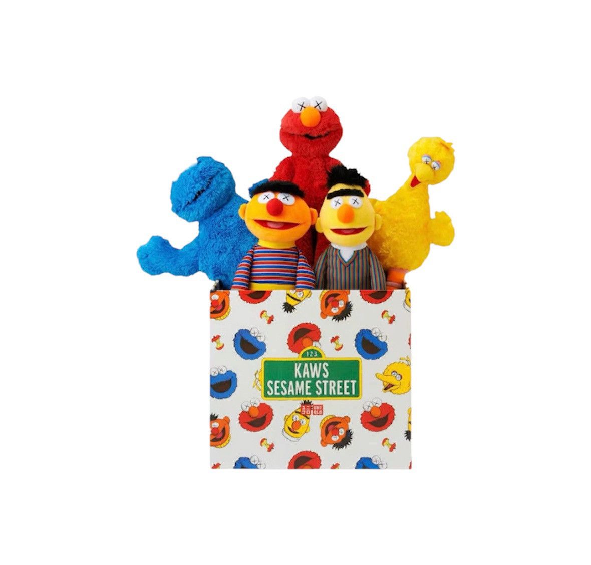 Kaws KAWS x Sesame Street Plush Box (Set of 5) Size ONE SIZE - 1 Thumbnail