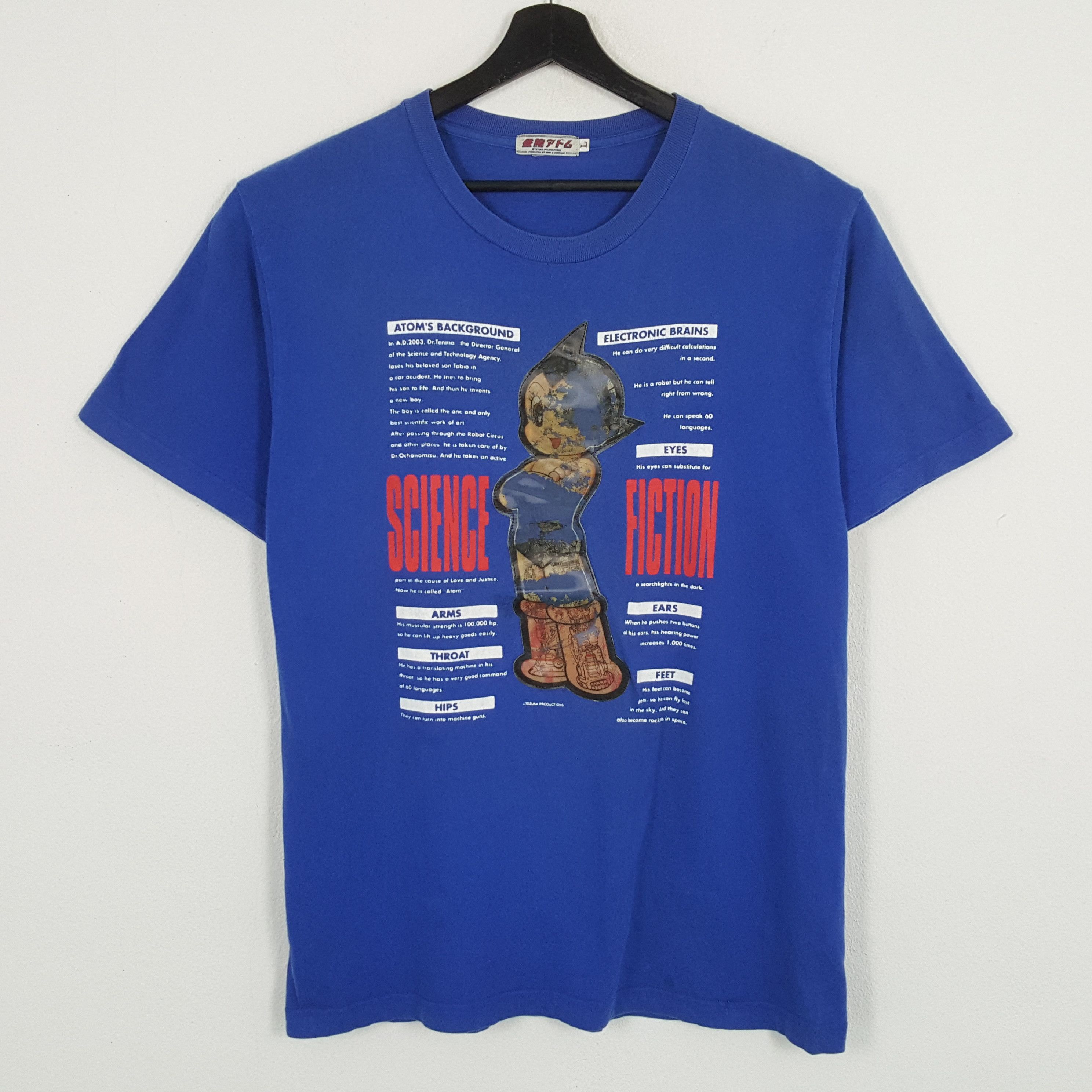 Anime × Sci-Fi Fantasy × Vintage ASTRO BOY Tshirt Japanese Anime Cartoon Size US L / EU 52-54 / 3 - 1 Thumbnail