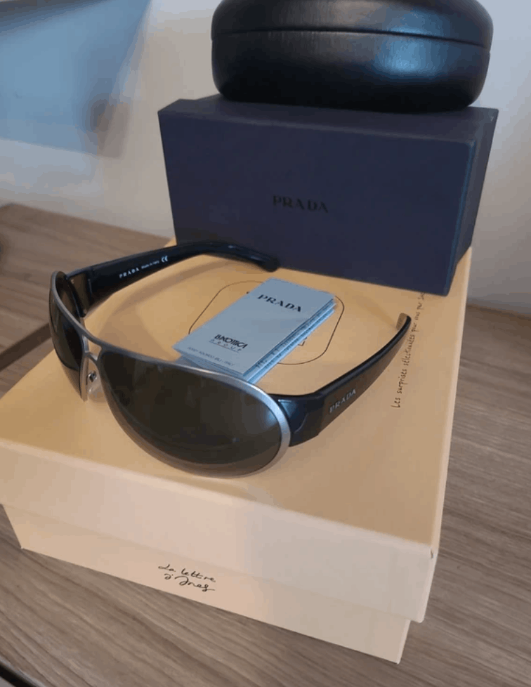 Prada PRADA Sunglasses Flame Star Wrap Star Rimless Luna Rossa Size ONE SIZE - 2 Thumbnail