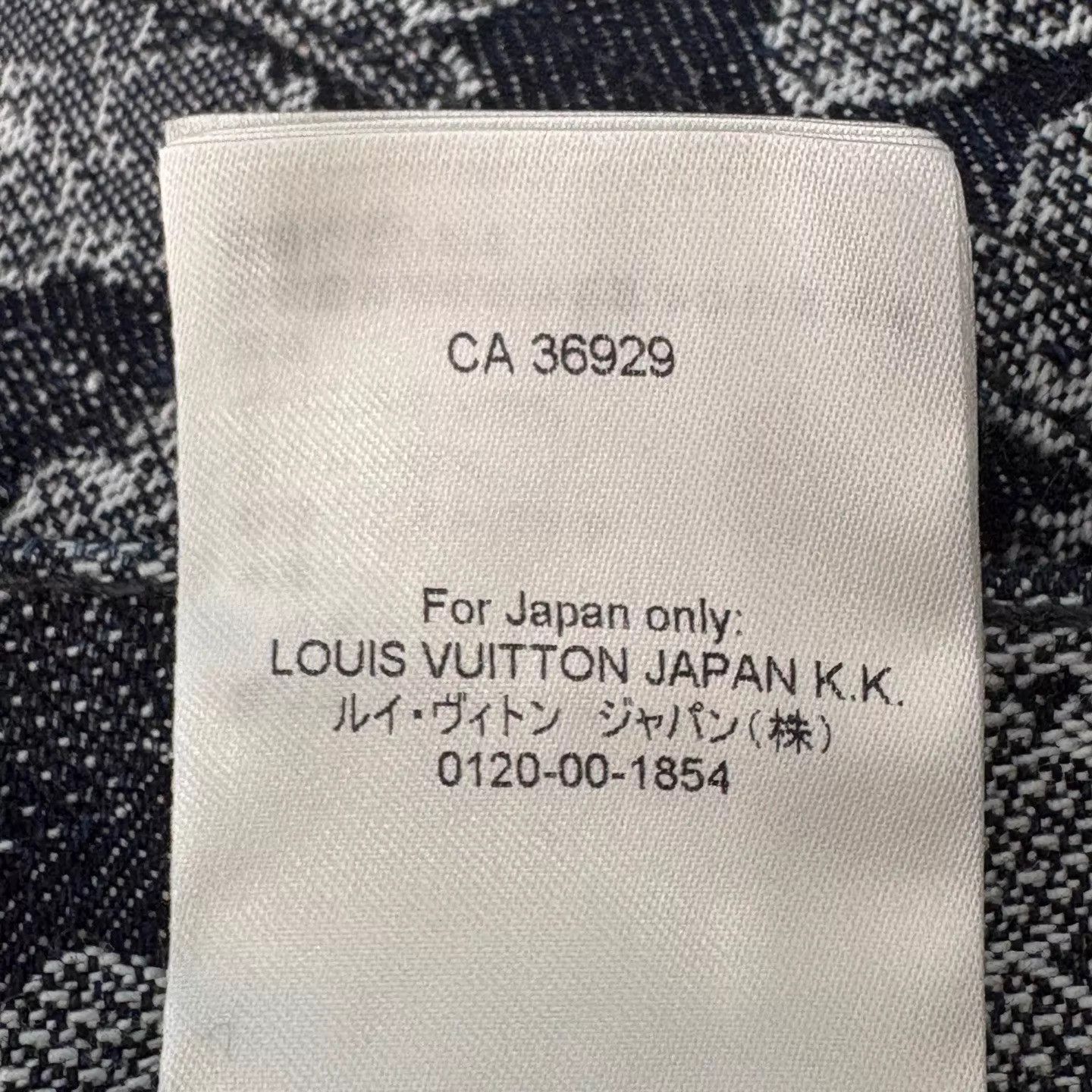 Louis Vuitton LV Floral Embroidered Logo Denim Shorts Blue Size 29 Size 29" - 5 Thumbnail