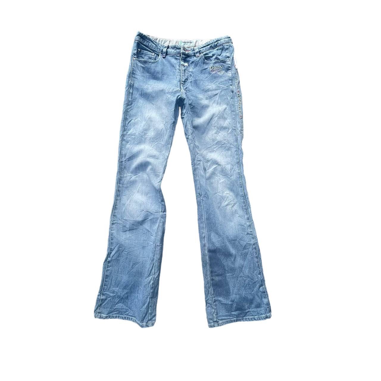 Beauty Beast × Hysteric Glamour × Vintage Vintage Daisy Lovers Embroided Side Tap Flare Denim Pants Size 28" / US 6 / IT 42 - 1 Thumbnail