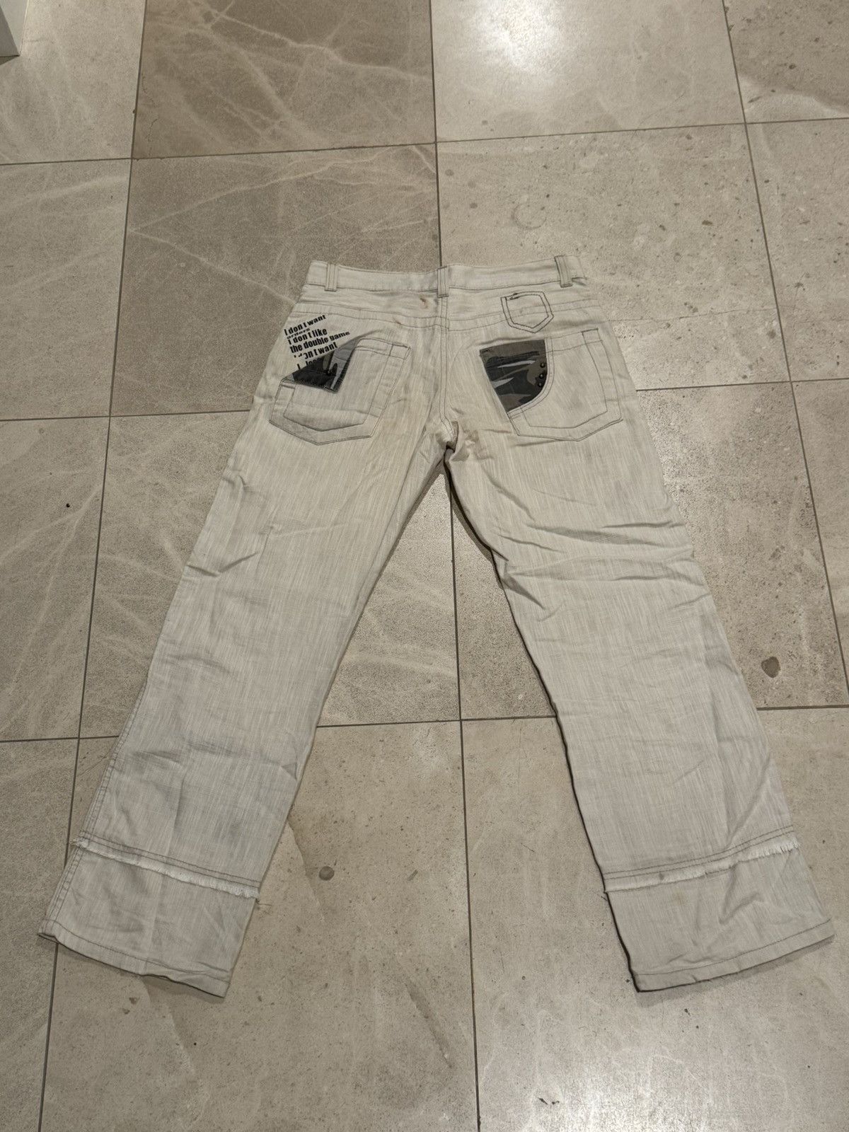 Vintage crazy vintage reworked pants Size US 31 - 2 Thumbnail