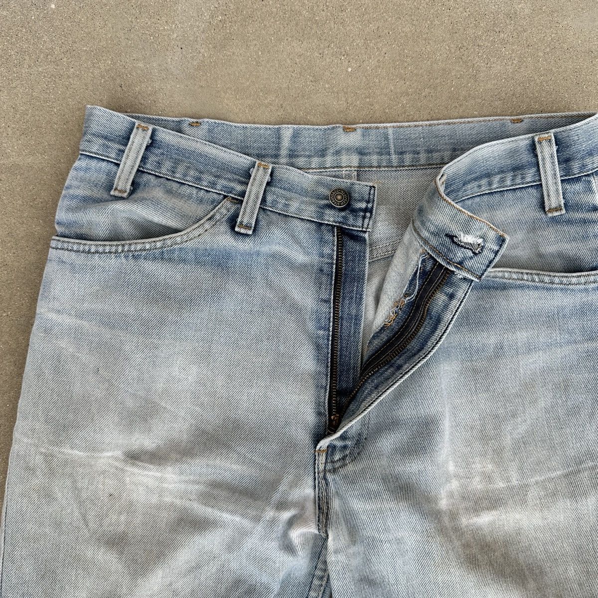 Levi's Vintage 70s Levis Jeans 34x30 Blue Denim Bootcut Bell Bottom Size US 34 / EU 50 - 4 Thumbnail