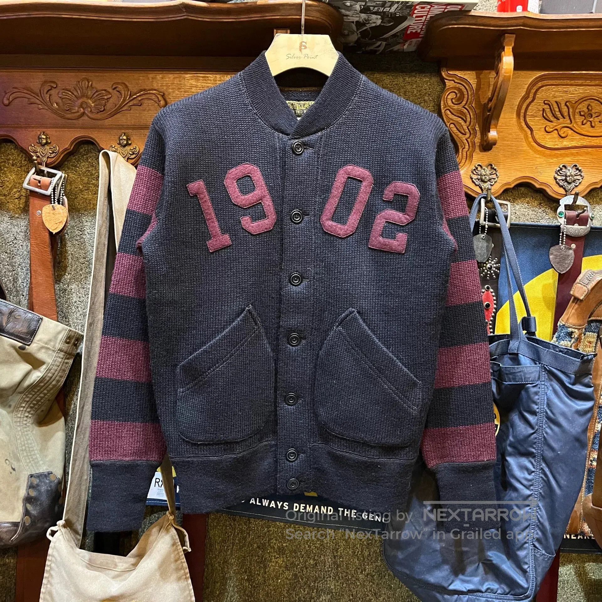 RRL Ralph Lauren Limited Edition Wool Baseball Jacket. Size US M / EU 48-50 / 2 - 1 Thumbnail