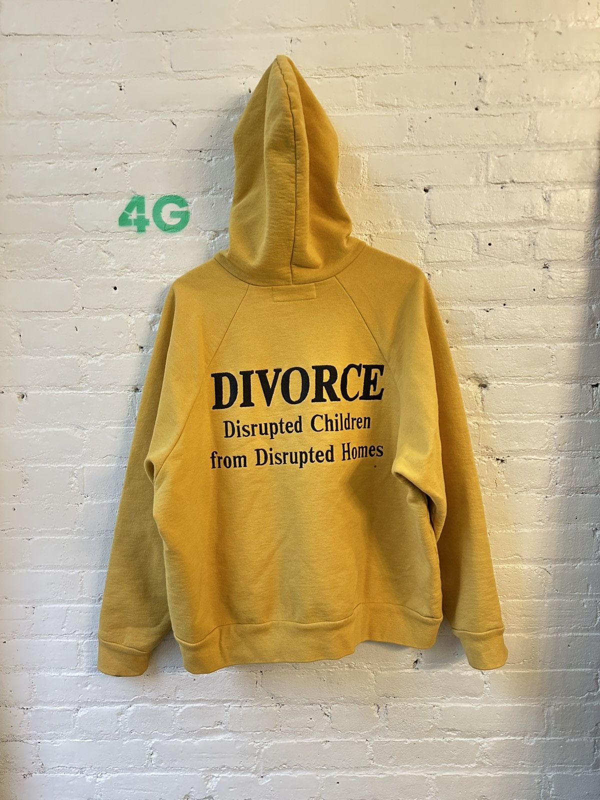 Enfants Riches Deprimes ERD DIVORCE HOODIE YELLOW SZ M Size US M / EU 48-50 / 2 - 1 Thumbnail