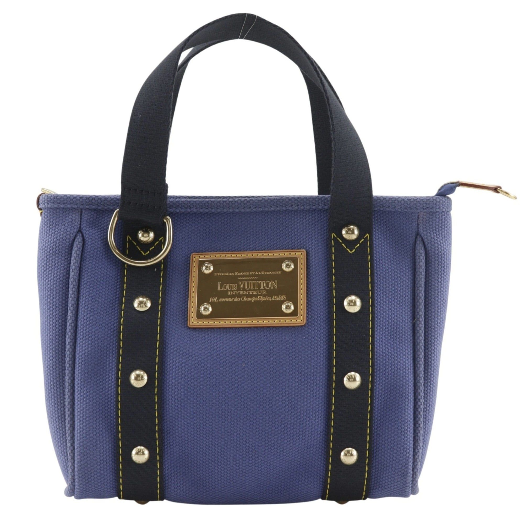 Louis Vuitton Louis Vuitton Cabas PM handbag, Antigua line, M40090 canvas, 2005 model, purple, FL1025, Hippo PM, unisex. Size ONE SIZE - 1 Thumbnail