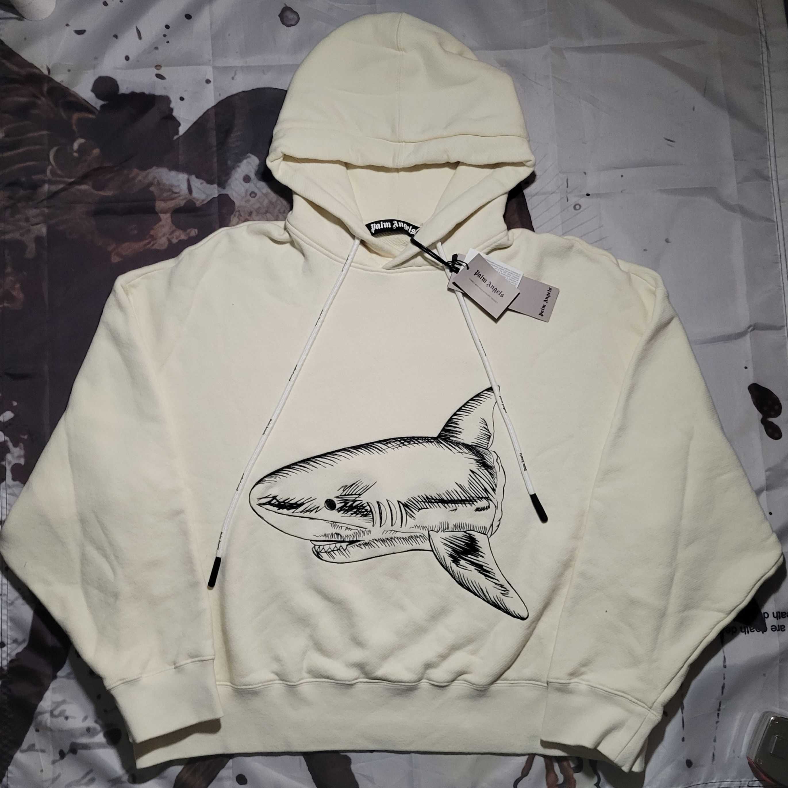Palm Angels Split Shark Hoodie Size US L / EU 52-54 / 3 - 1 Thumbnail