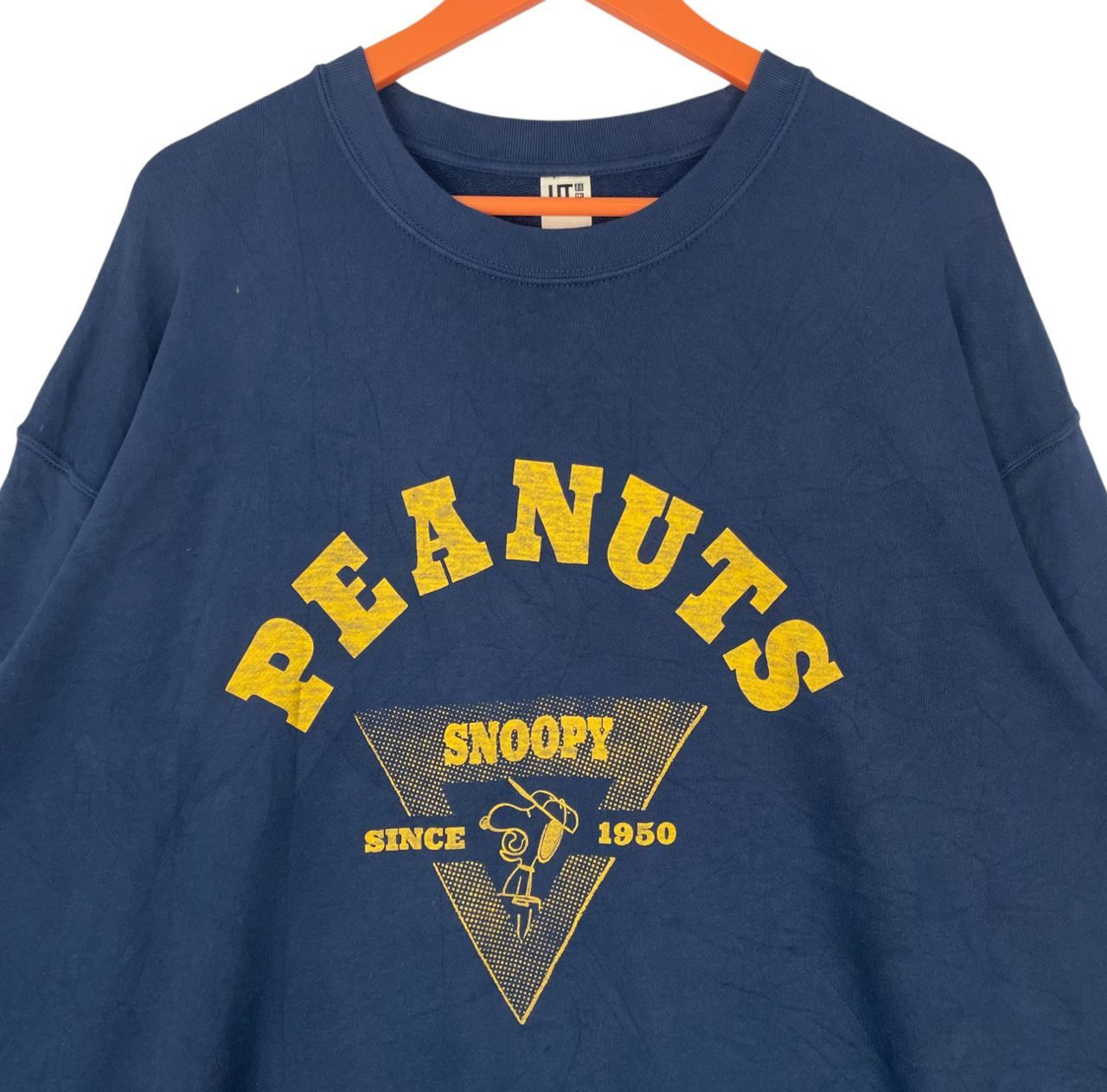 Kaws × Peanuts × Uniqlo Vintage Peanuts Snoopy Printed Pullover Sweatshirt Size US XL / EU 56 / 4 - 4 Thumbnail