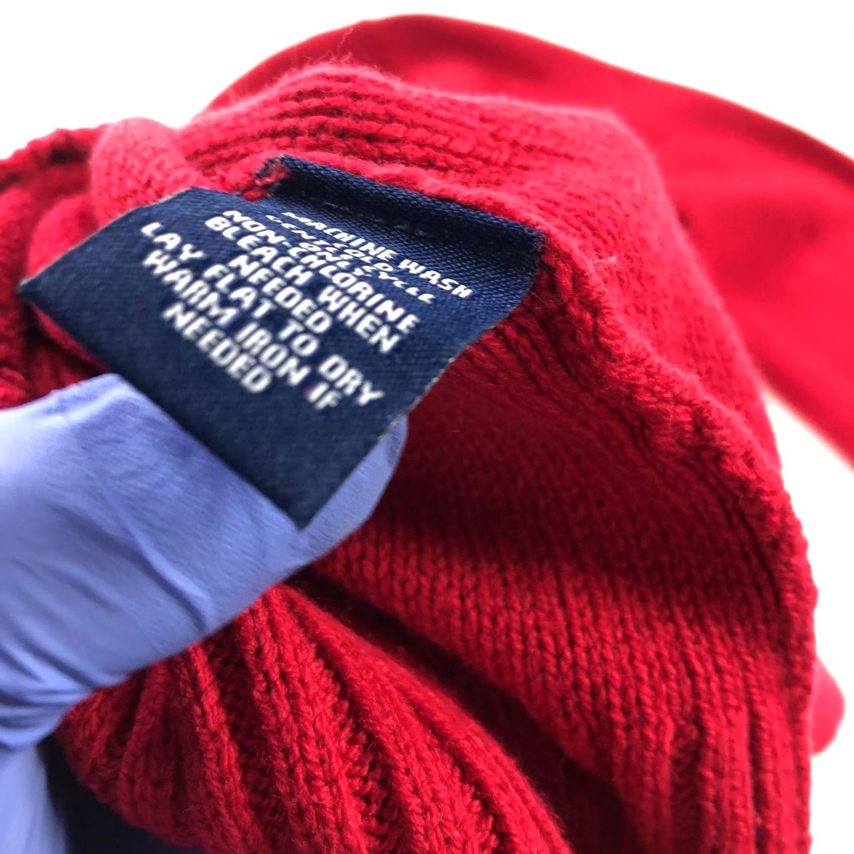 Chaps Chaps Sweater Shirts? Chaps XL Cable Knit Acrylic V-Neck Pullover Red Womens Pullover Sweater Red Nike Size XL / US 12-14 / IT 48-50 - 6 Thumbnail