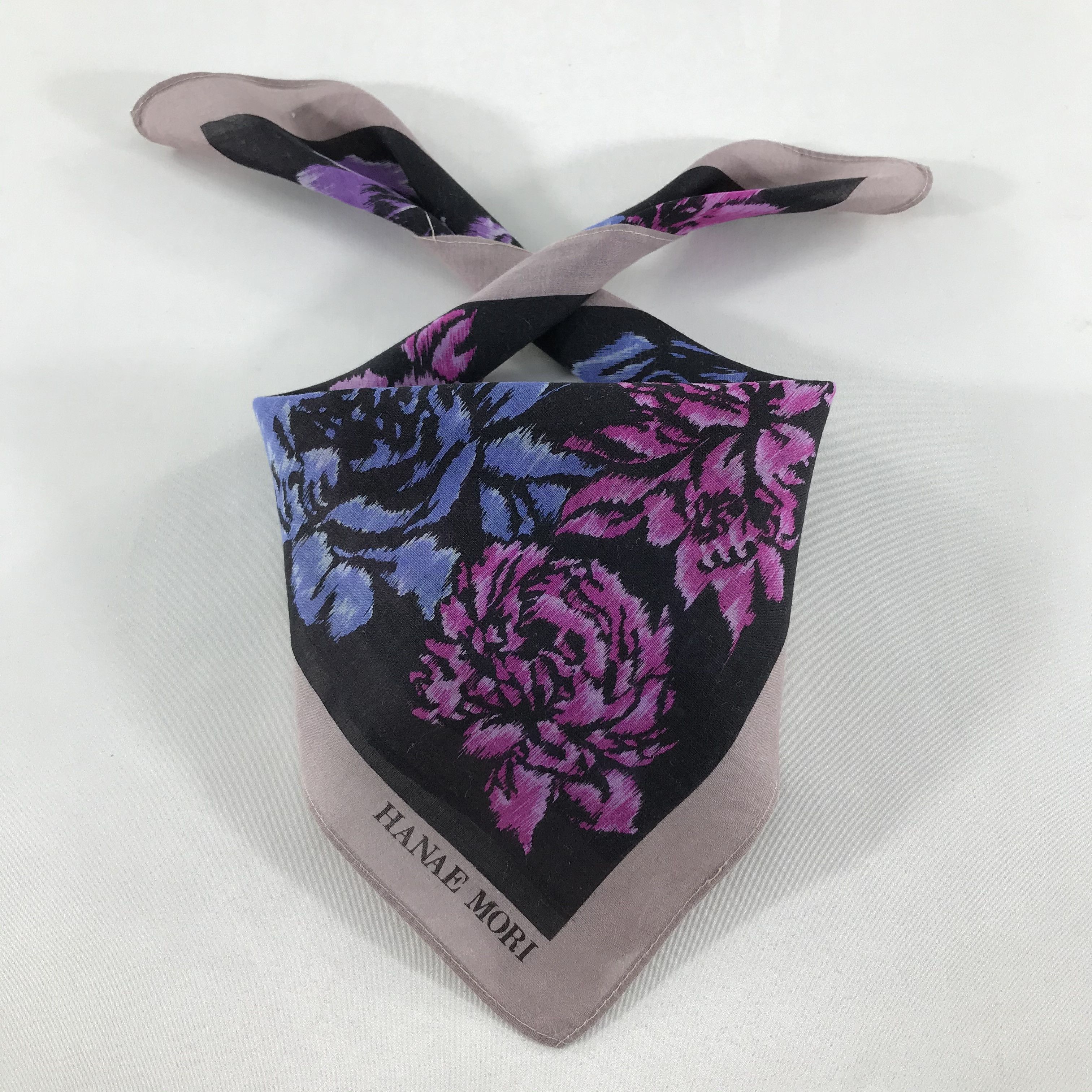 Hanae Mori × Vintage Hanae Mori Bandana/ Handkerchief / Neckerchief Size ONE SIZE - 1 Thumbnail