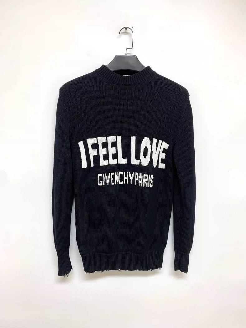 Givenchy Black Letter Logo Jacquard Knit Sweater 2505-Nexta