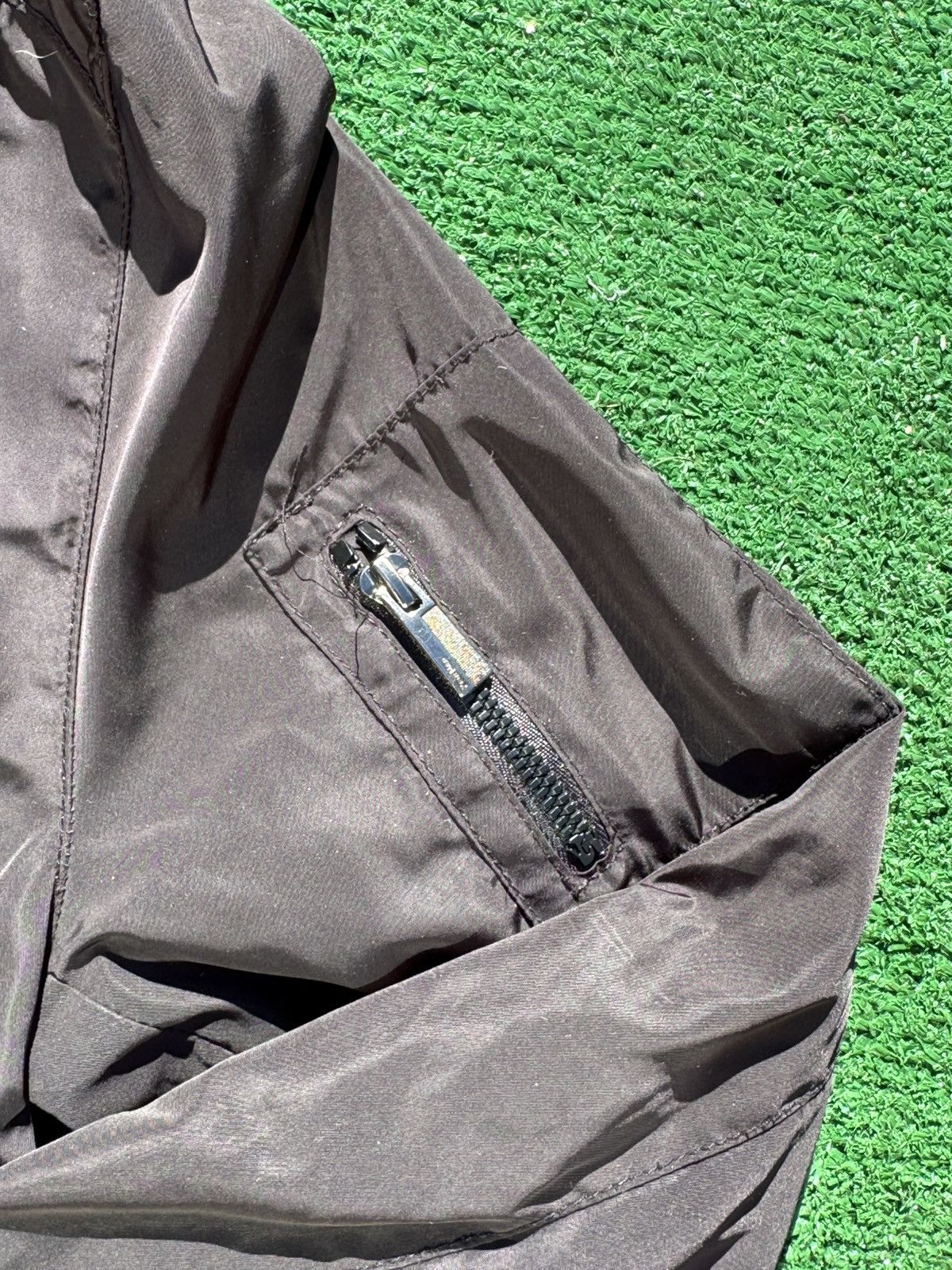 Zara Zara Men's Bomber Jacket Gray/Black, Full Zip, Pockets Size US M / EU 48-50 / 2 - 3 Thumbnail
