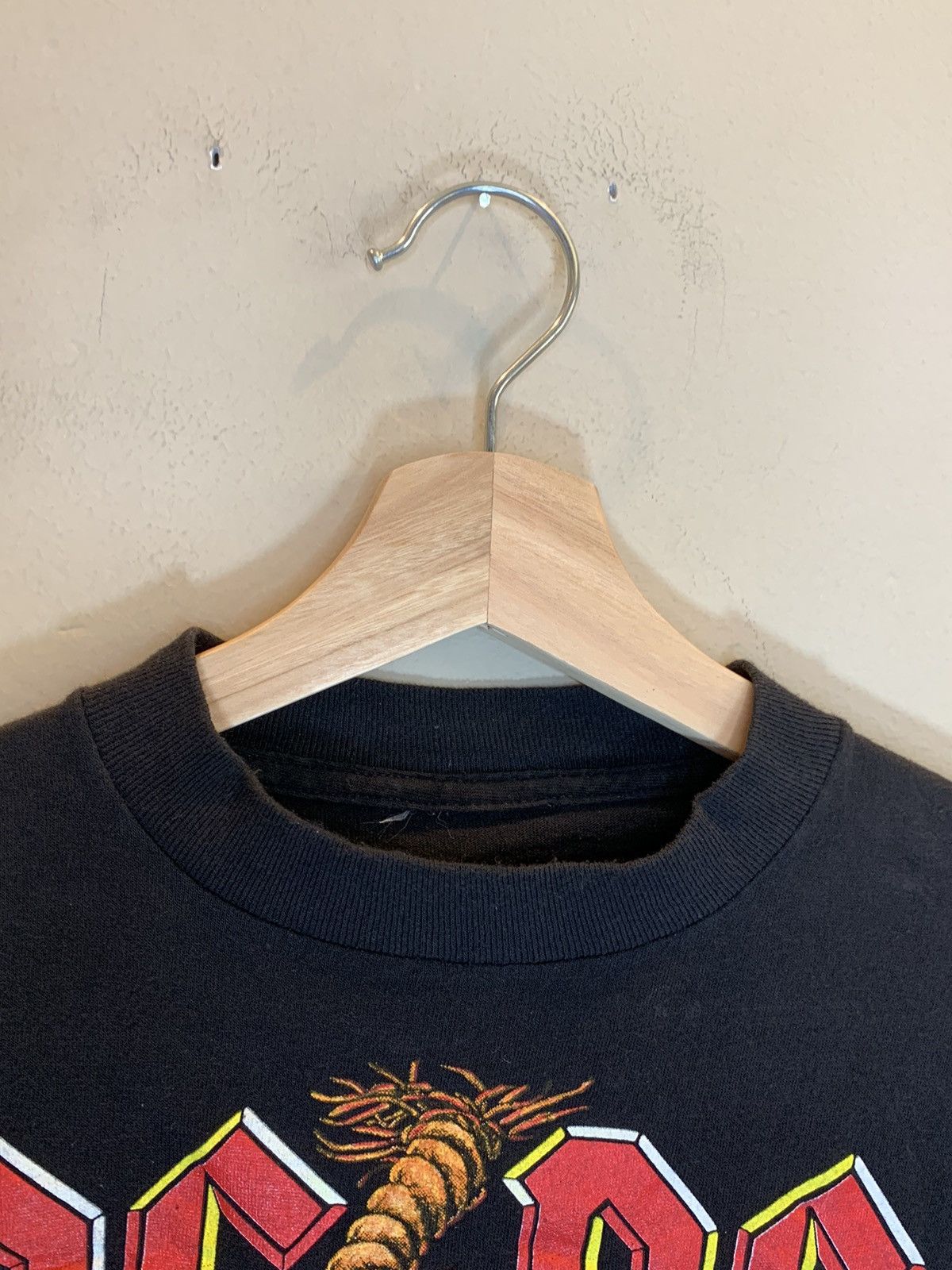 Band Tees RARE* Vintage 1990 AC/DC The Razors Edge Haircut Art T-Shirt Size US L / EU 52-54 / 3 - 9 Thumbnail