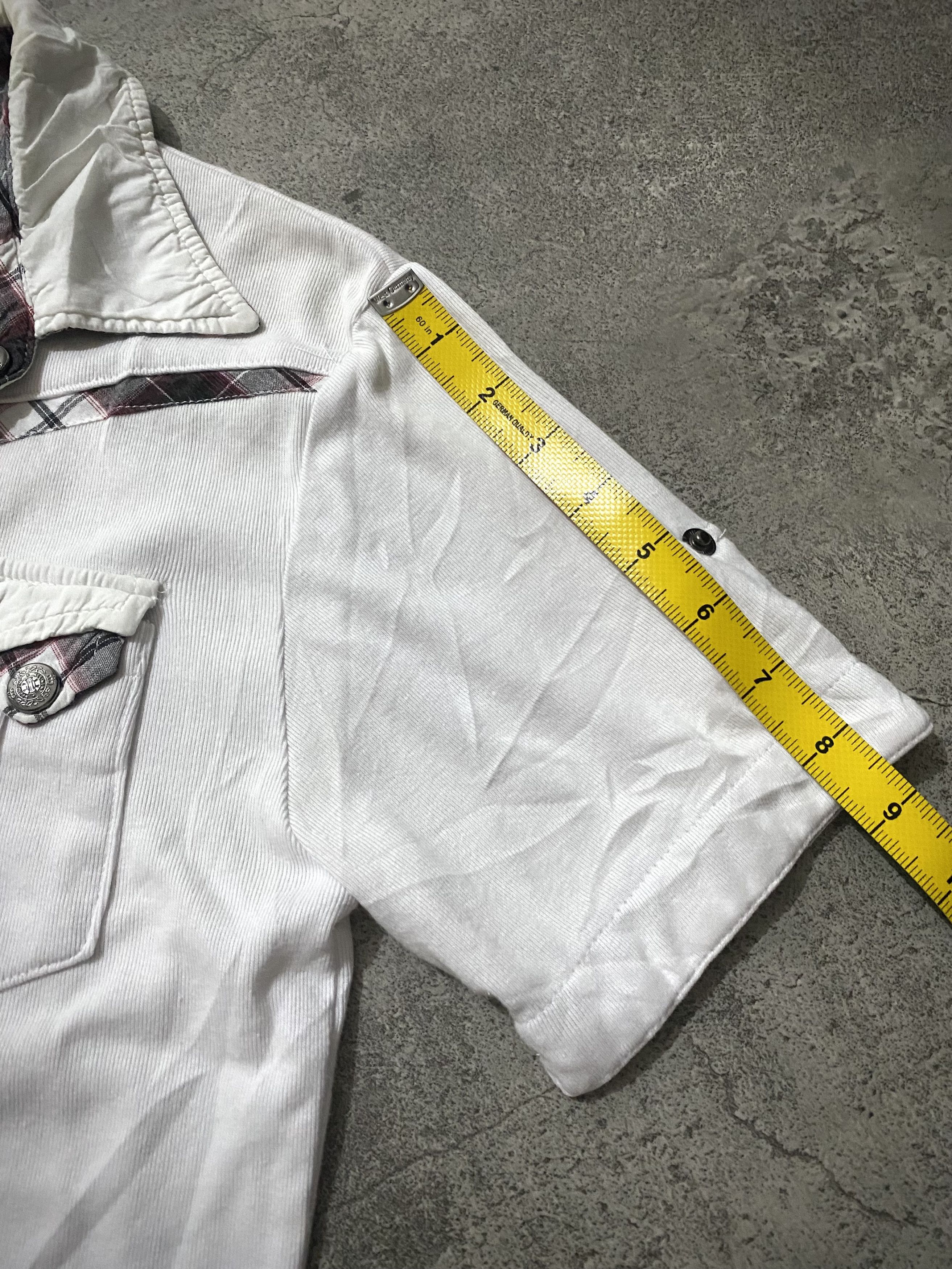 In The Attic INTHEATTIC HOMME DOUBLE LAYER BONDAGE POLO SHIRT Size US M / EU 48-50 / 2 - 15 Thumbnail