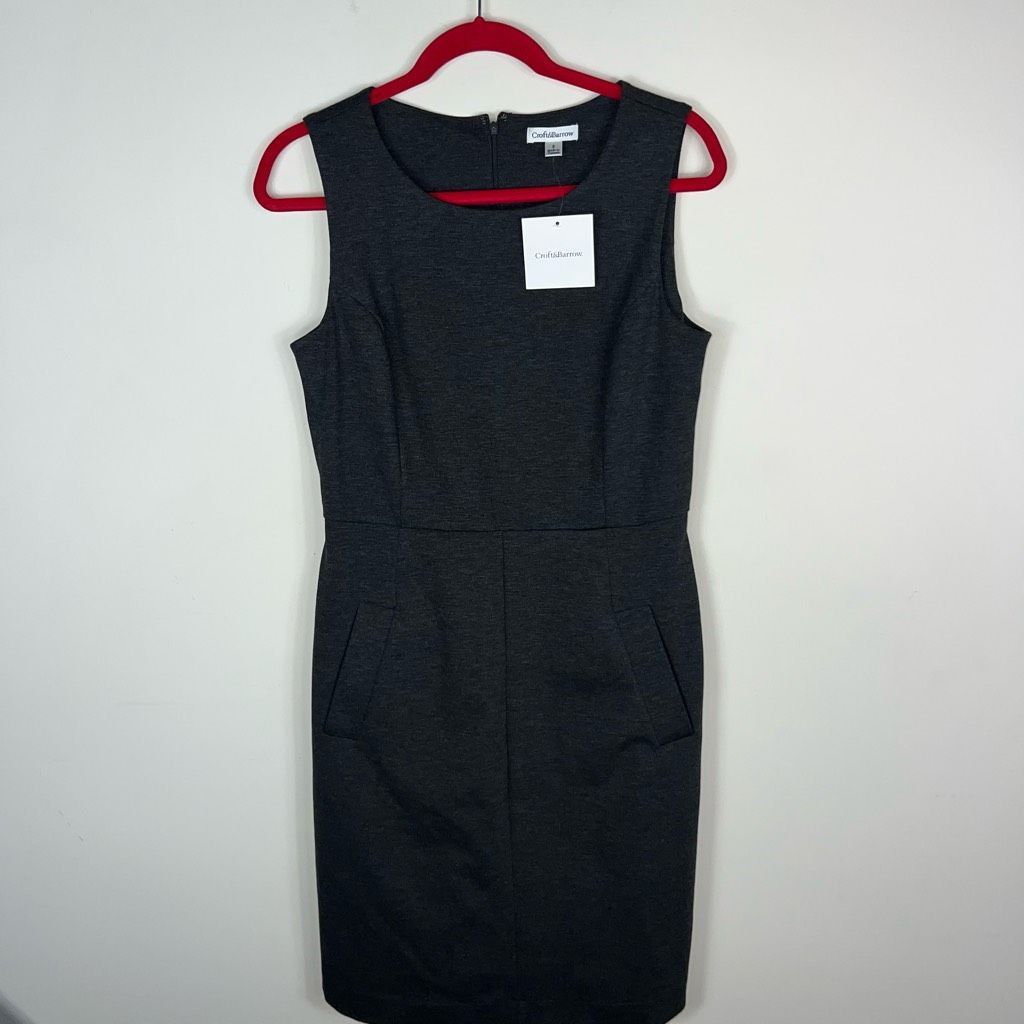 Croft & Barrow Croft & Barrow Sleeveless Tapered Dress with Pockets Size S / US 4 / IT 40 - 1 Thumbnail