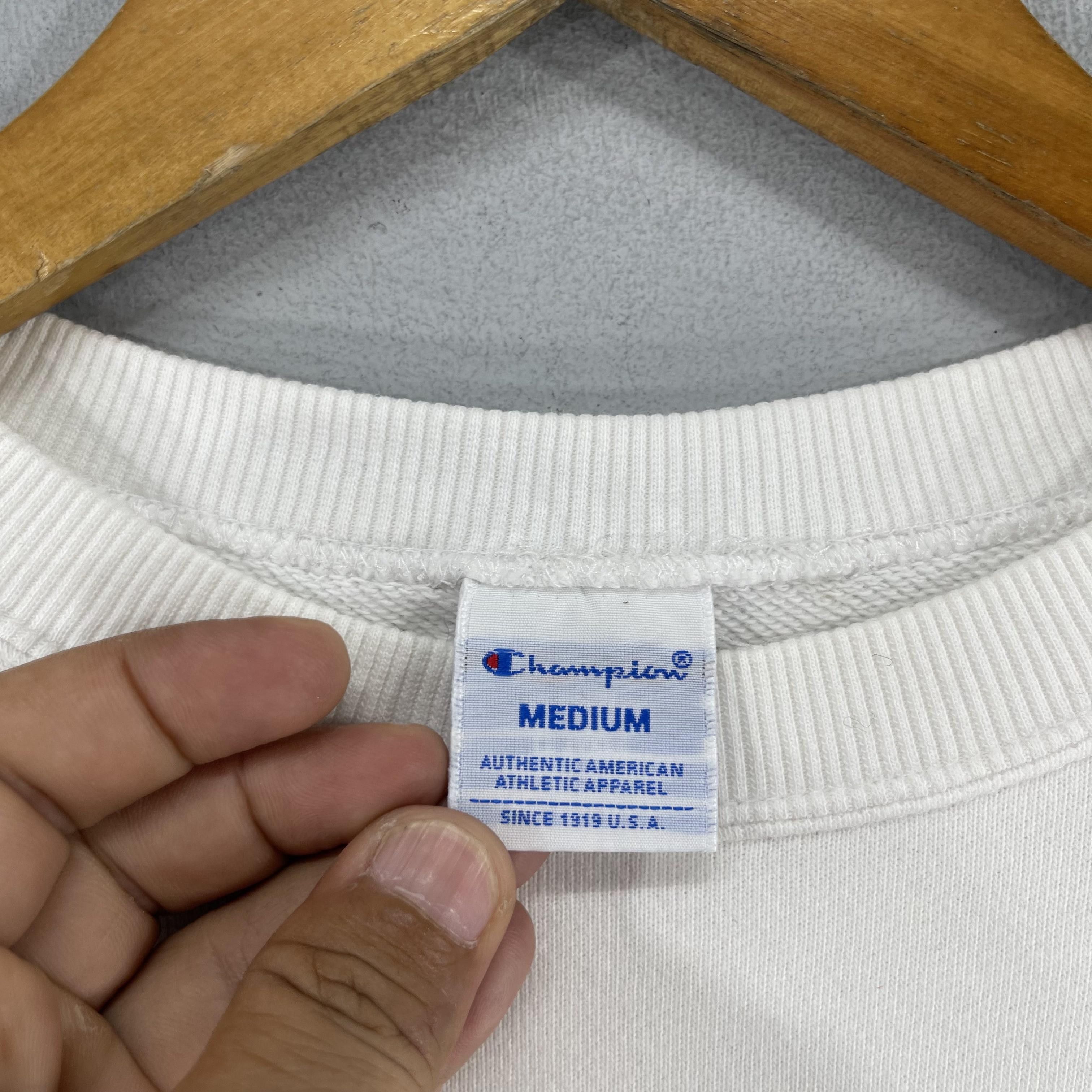 Champion × Vintage Vintage CHAMPION Big Logo Spellout Printed Sweatshirt Size US S / EU 44-46 / 1 - 5 Thumbnail