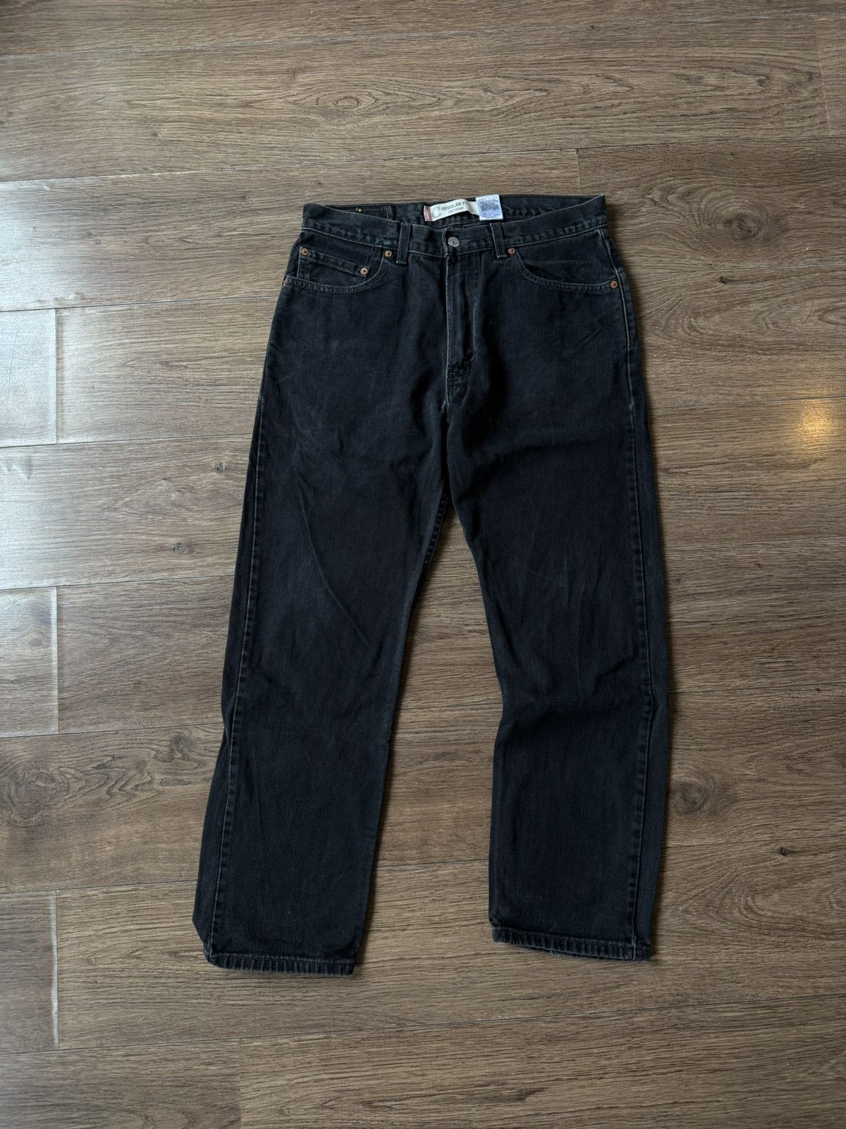 Levi's Vintage Black red tab 505 Size US 34 / EU 50 - 1 Thumbnail