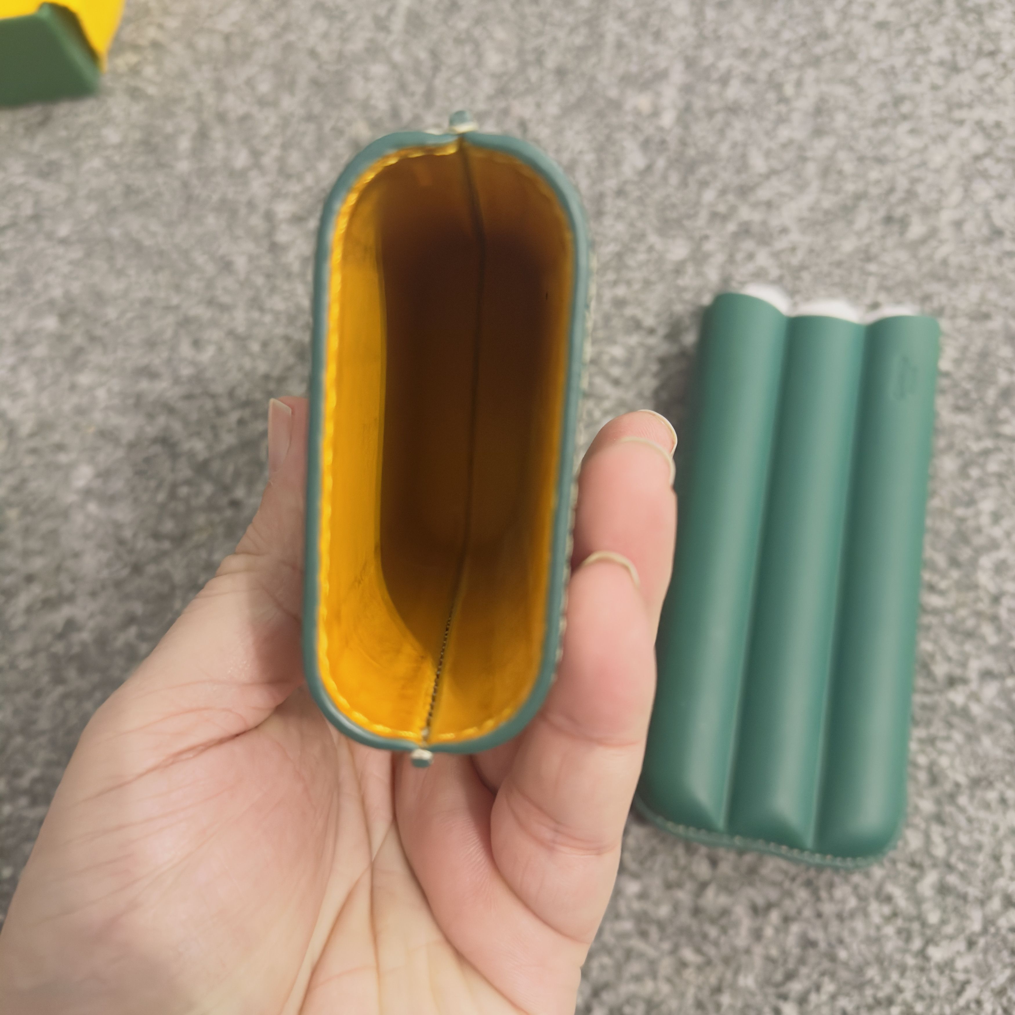 Goyard Goyard 3C Churchill Cigar Case Etui Green Size ONE SIZE - 10 Thumbnail