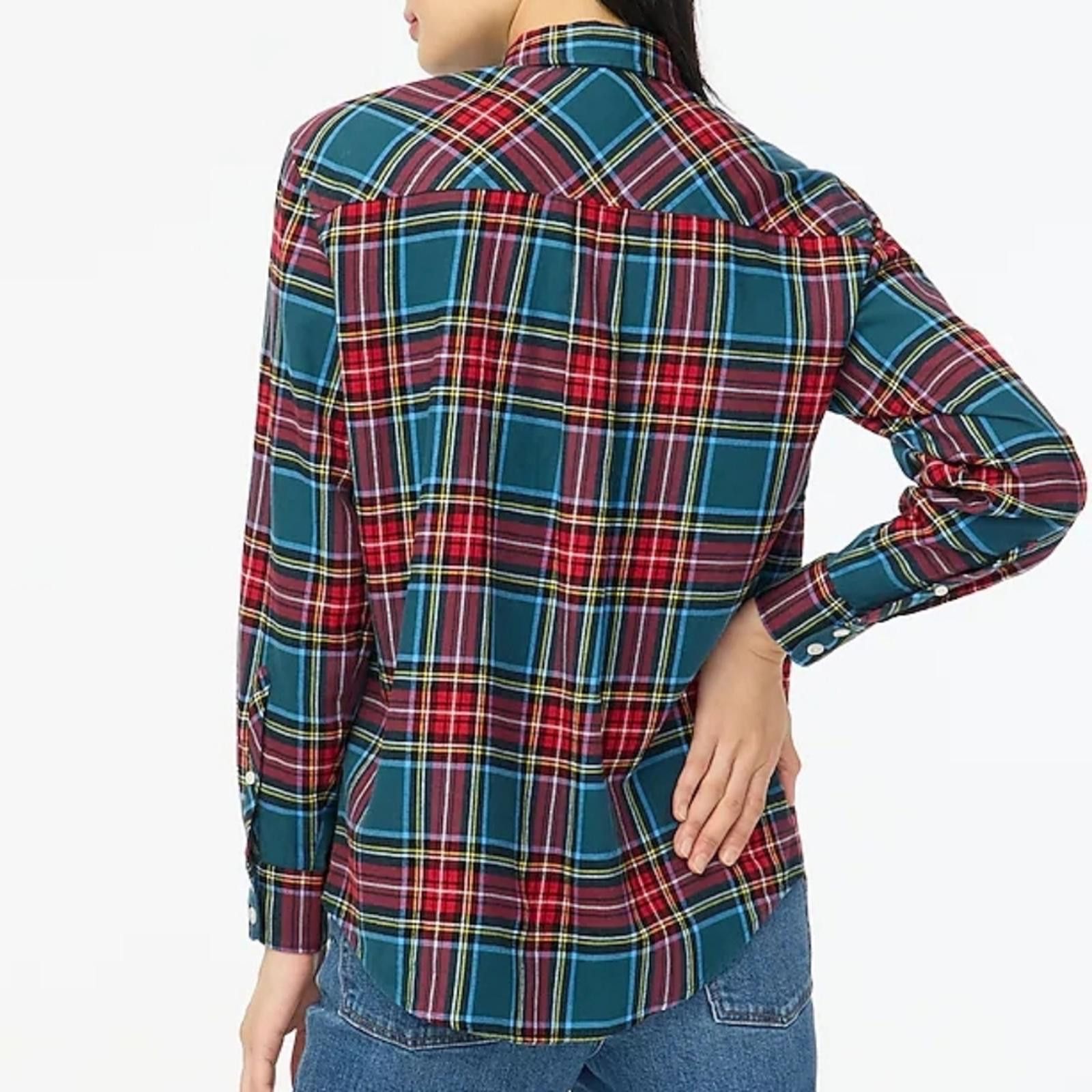 J.Crew J Crew Flannel shirt Size XS / US 0-2 / IT 36-38 - 4 Thumbnail