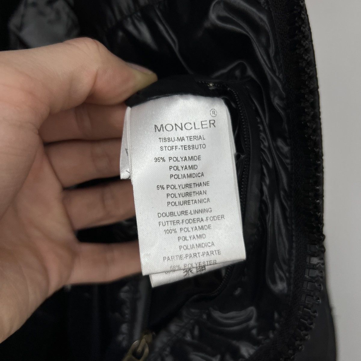 Moncler Moncler Puffer Goose Down Nylon Black Shiny Jacket Racing Size US M / EU 48-50 / 2 - 17 Thumbnail