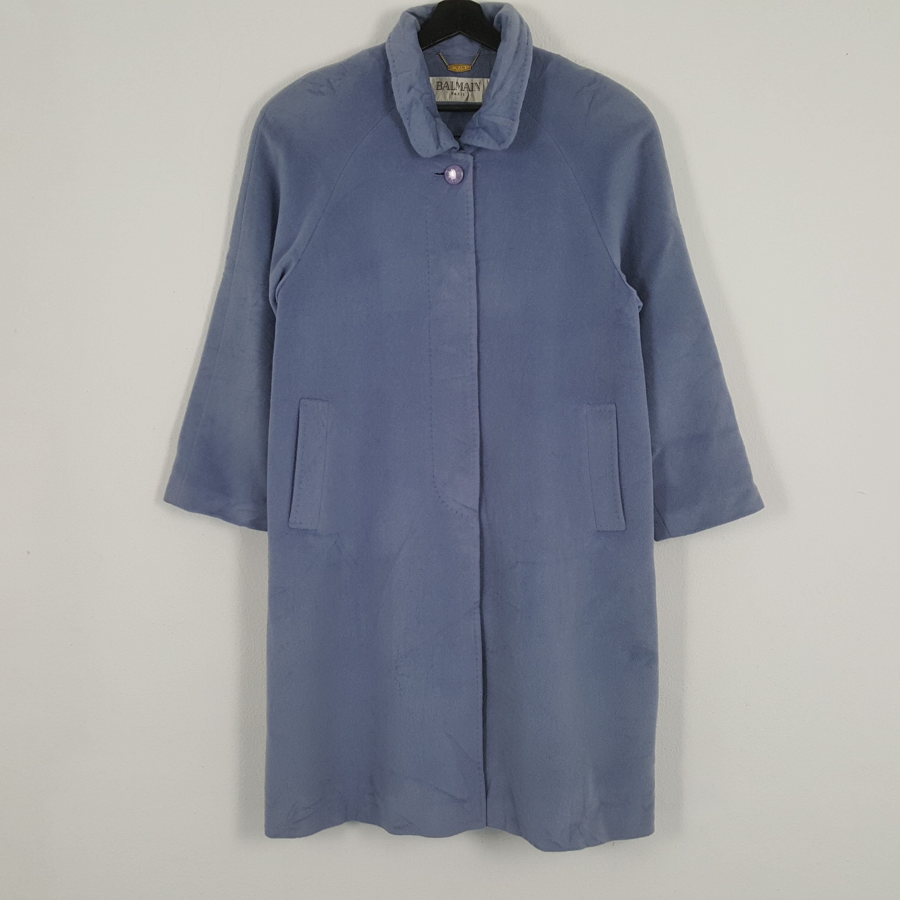 Balmain × Vintage BALMAIN PARIS Winter Fashion Style Long Coat Jacket Size US M / EU 48-50 / 2 - 1 Thumbnail