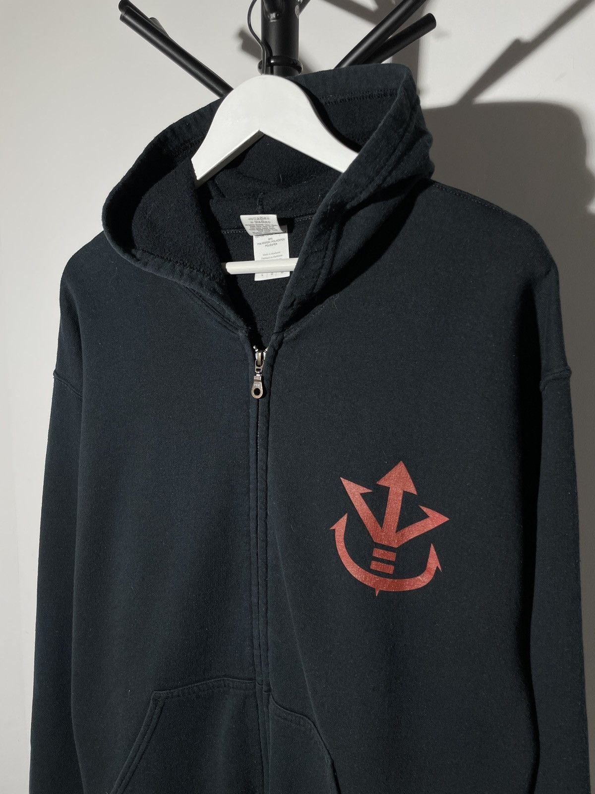 Anime × Japanese Brand × Vintage Vintage Dragon Ball Z Super Saiyan Zip Hoodie Size US L / EU 52-54 / 3 - 7 Thumbnail