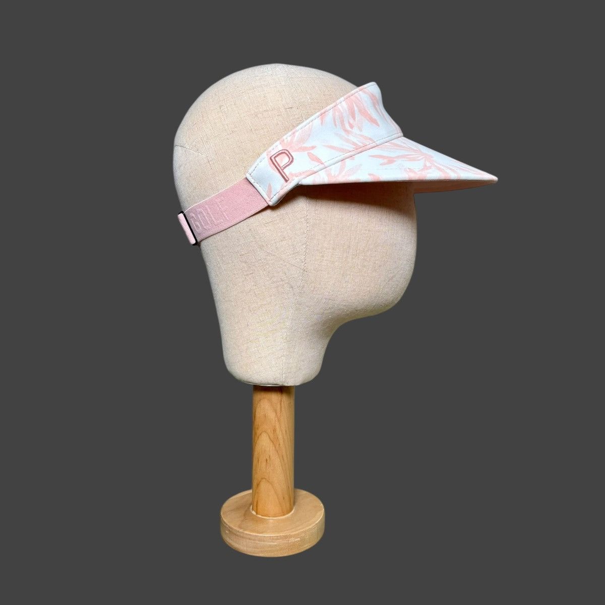 Puma Puma Women’s Pink Floral Graphic Tour Adjustable Golf Visor Size ONE SIZE - 7 Thumbnail