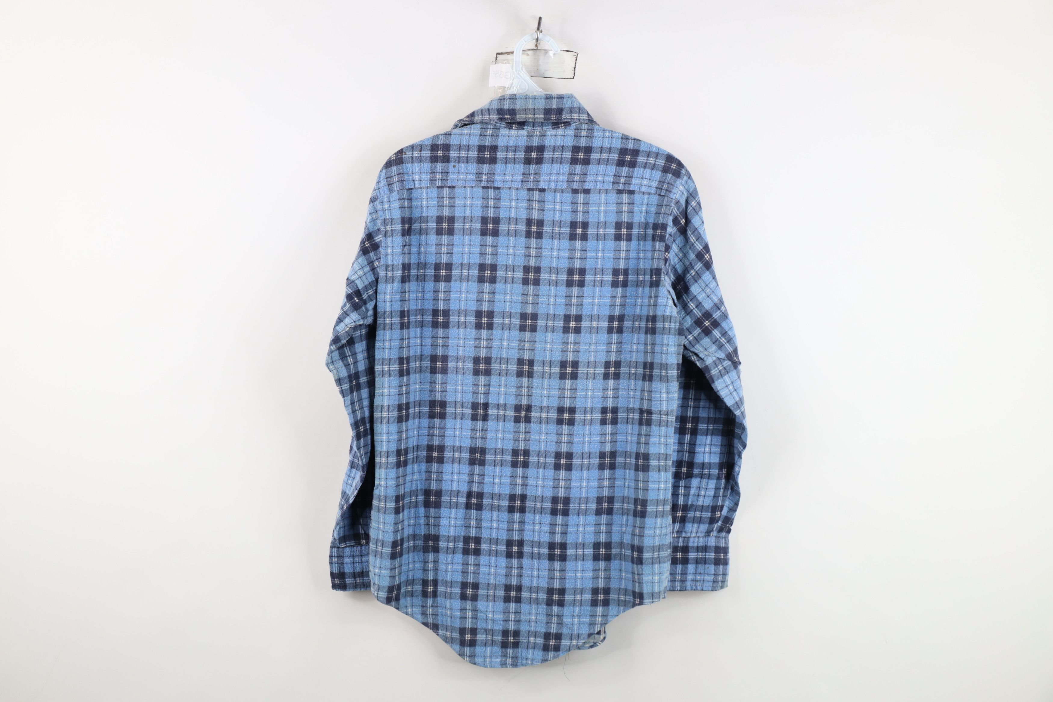 Vintage Vintage 70s Streetwear Flannel Collared Button Shirt Plaid Size US S / EU 44-46 / 1 - 13 Thumbnail