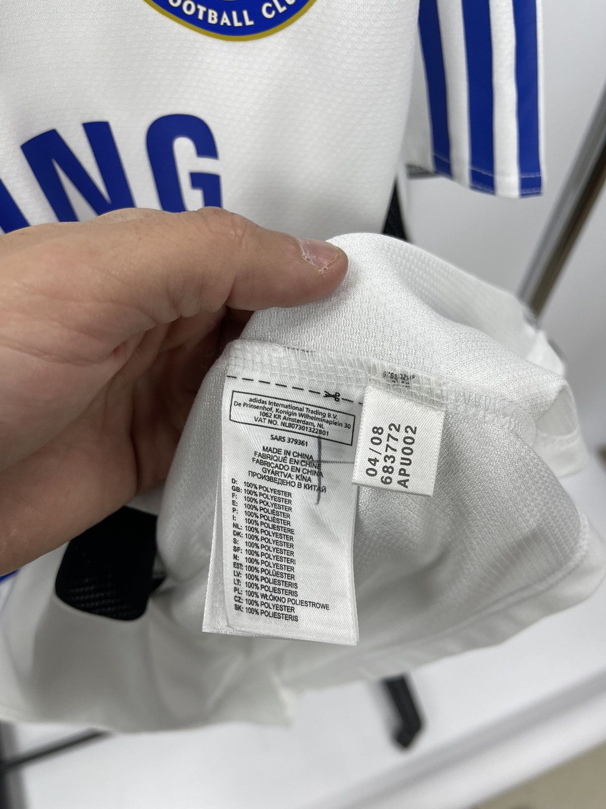 Adidas × Chelsea Soccer × Vintage Adidas Chelsea Jersey 2008/09 Size 46/48 (UK) Training Size US M / EU 48-50 / 2 - 5 Thumbnail