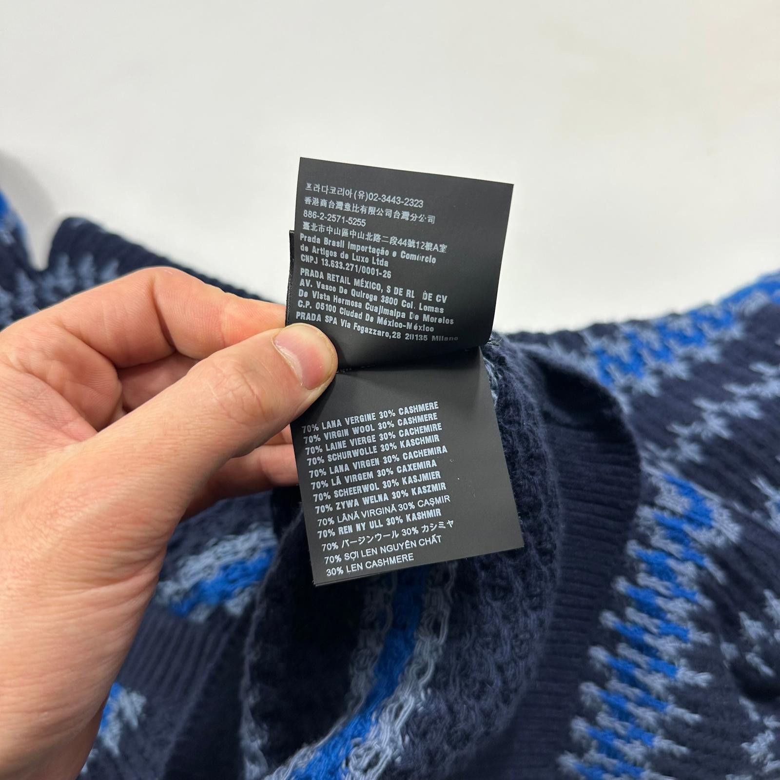 Prada Prada 2019 Lightning Cashmere Wool Logo Knit - IT54 (L) Size US L / EU 52-54 / 3 - 9 Thumbnail