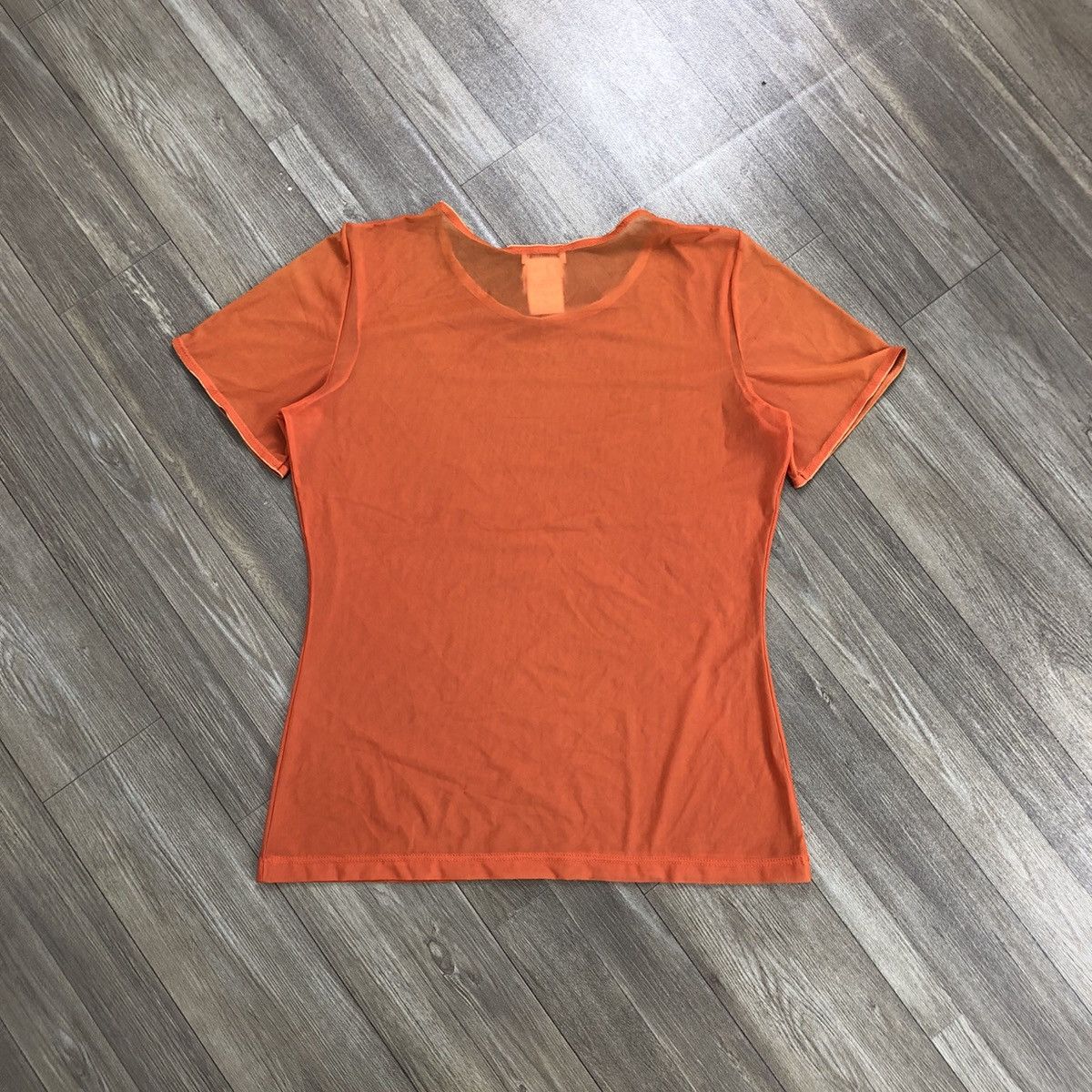 Dolce & Gabbana × Vintage Vintage Dolce & Gabbana Luxury Underwear Transparency Tee Size S / US 4 / IT 40 - 10 Thumbnail