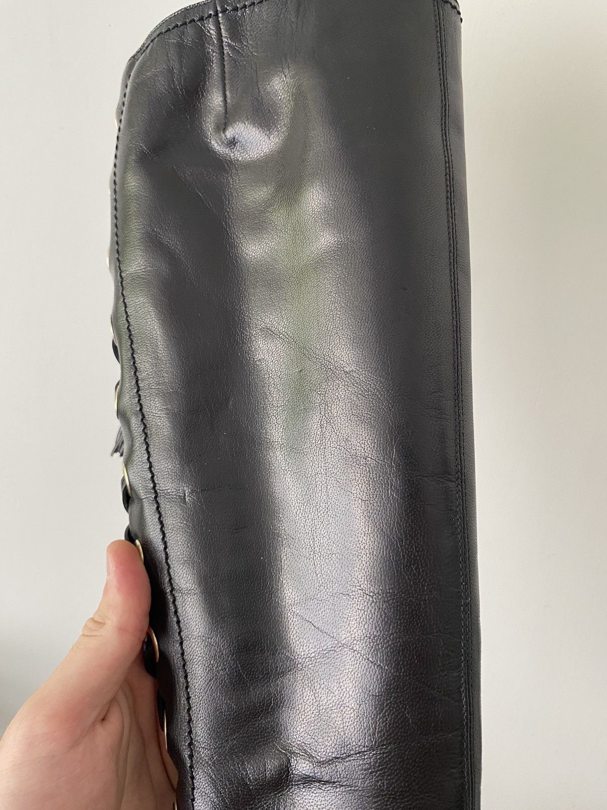 Yves Saint Laurent Yves Saint Laurent Vintage Avant Garde Hight Boots Size US 7 / IT 37 - 10 Thumbnail