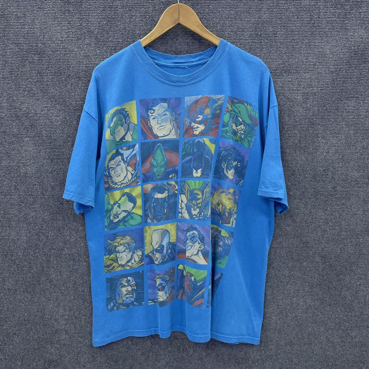 Marvel Comics × Vintage Vintage 2000s DC Comics Characters T Shirt Size US XL / EU 56 / 4 - 1 Thumbnail