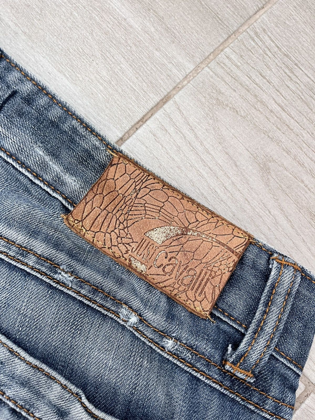 Just Cavalli × Vintage Vintage 00s Just Cavalli jeans faded distressed denim Y2K Size US 34 / EU 50 - 14 Thumbnail