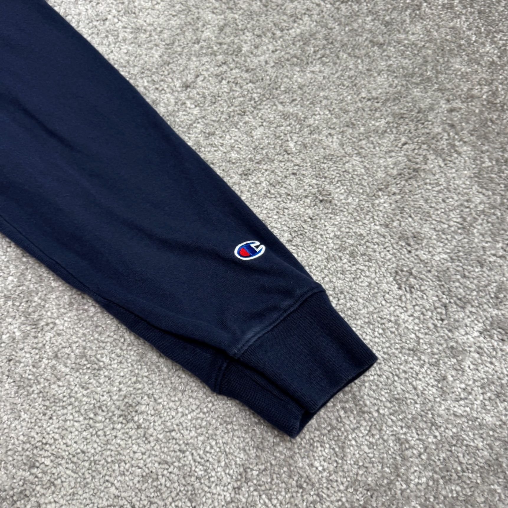 Champion Champion T-Shirt Shirt Mens L Blue Long Sleeve Crew Heavyweight Cotton Tee Size US L / EU 52-54 / 3 - 5 Thumbnail