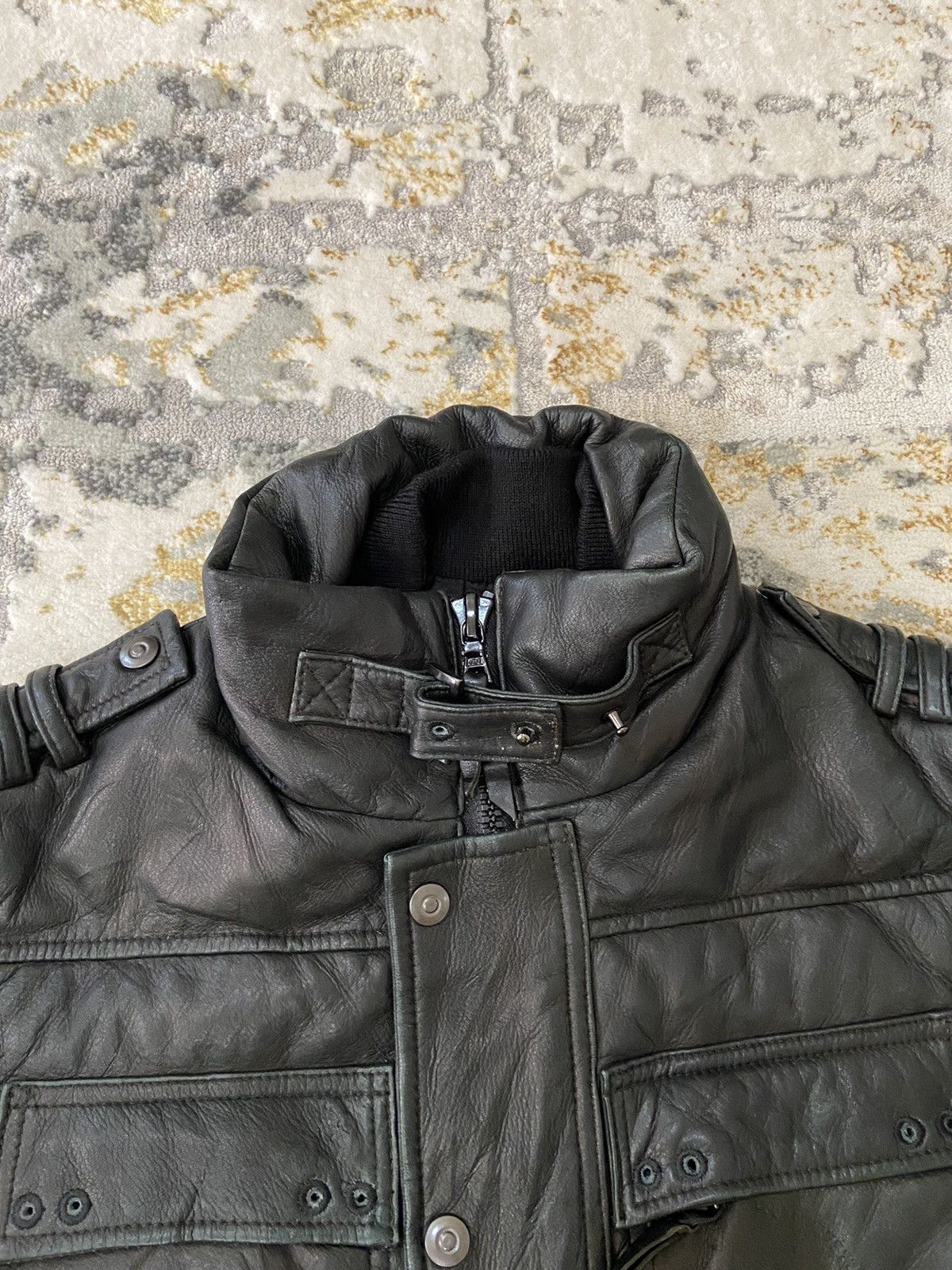 Leather × Mastermind Japan × Roen CRAZY RARE ROEN MASTERMIND BIKER LEATHER JACKET Size US S / EU 44-46 / 1 - 15 Thumbnail