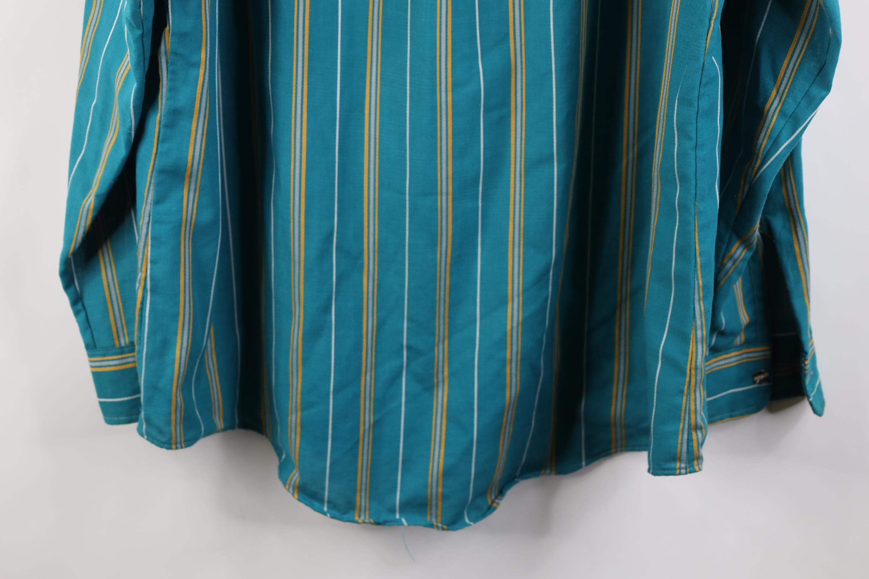 Vintage Vintage 90s Streetwear Block Collared Button Down Shirt USA Size US XL / EU 56 / 4 - 14 Thumbnail