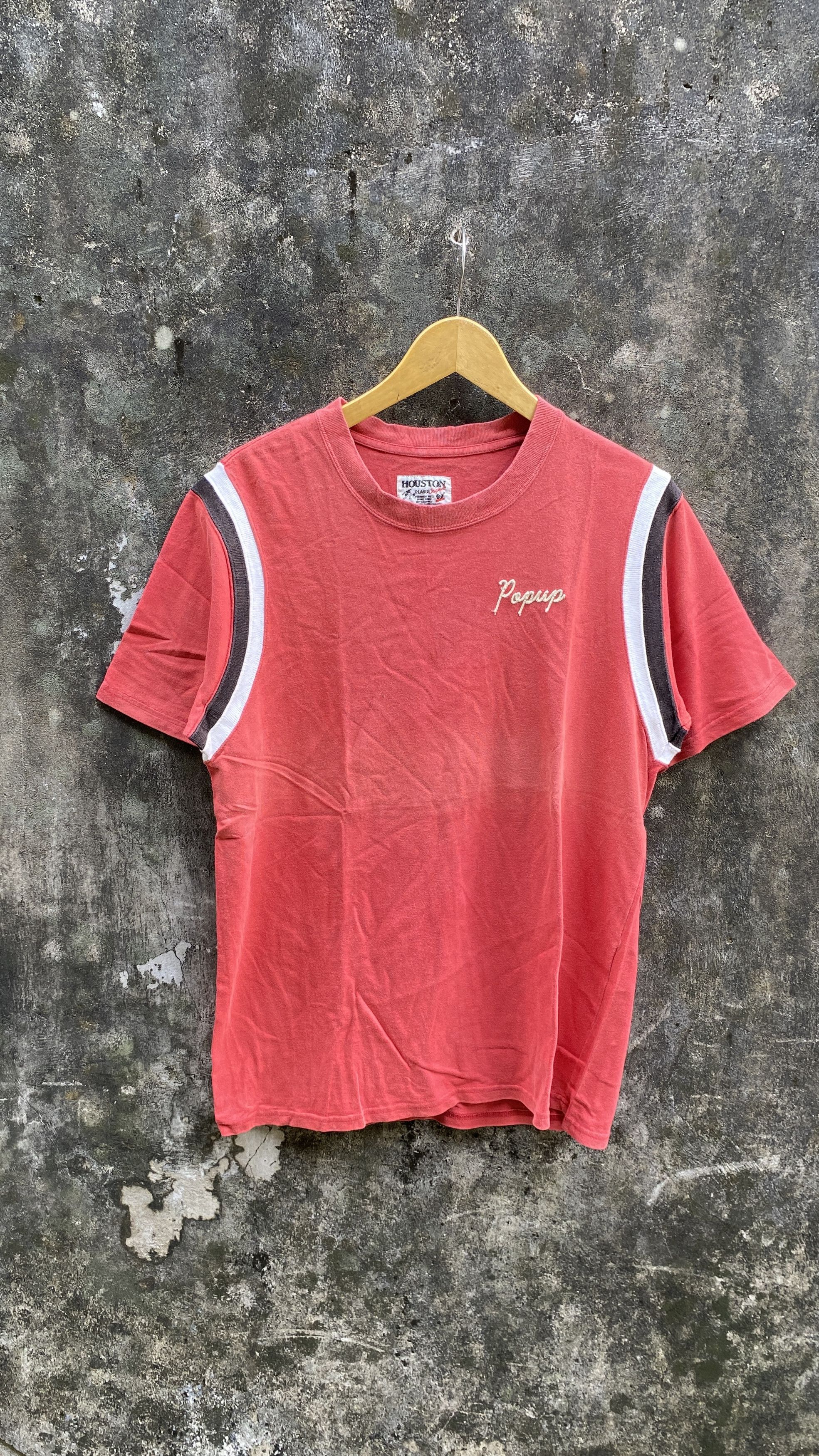 Vintage Vintage 90s Houston Bowling Chain Stitch Thrashed Faded Tee Size US XL / EU 56 / 4 - 2 Thumbnail