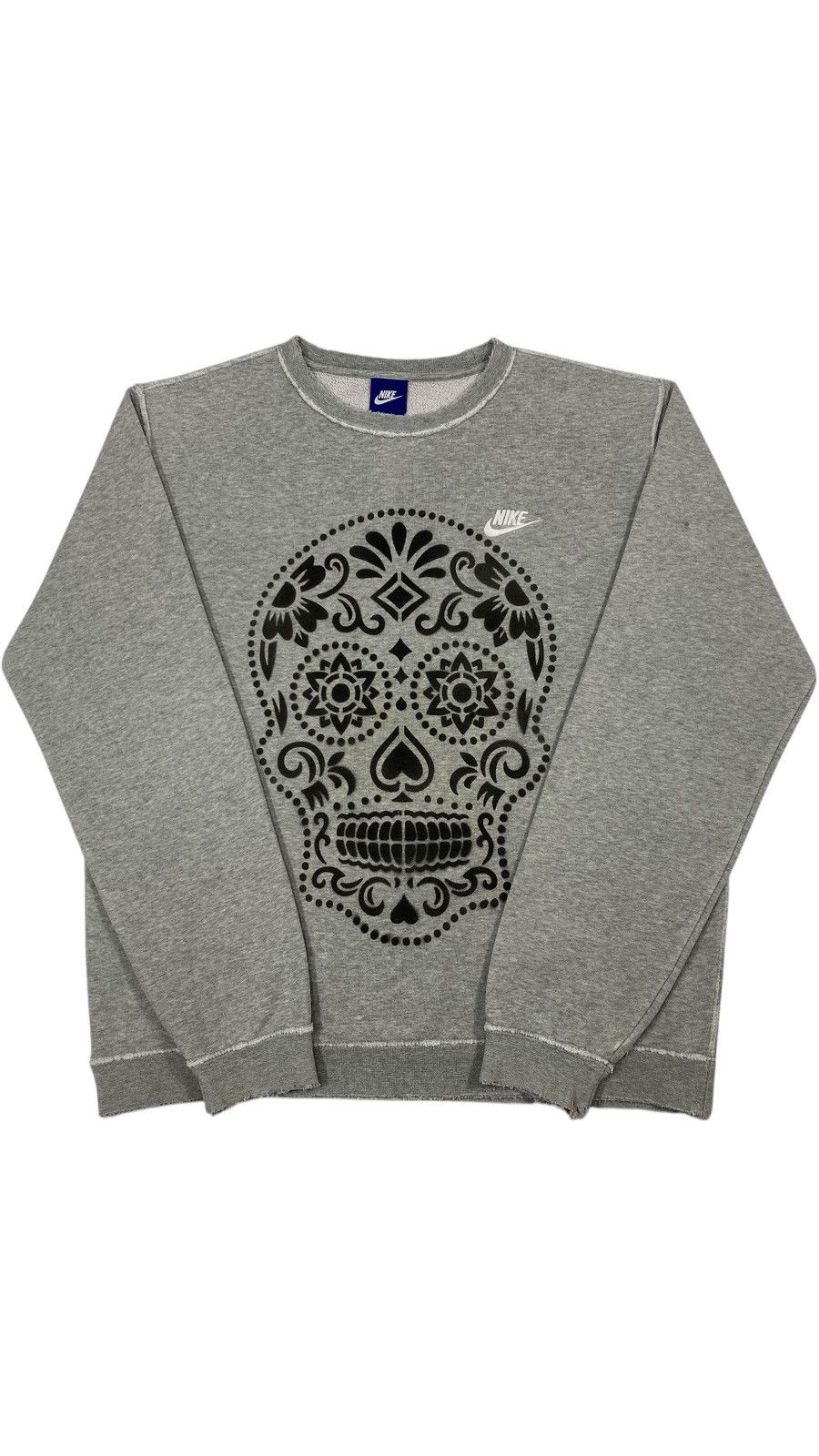 Nike 🔥LASTDROP🔥 Nike Distressed Mexican Skull Custom Sweatshirt Size US M / EU 48-50 / 2 - 1 Thumbnail