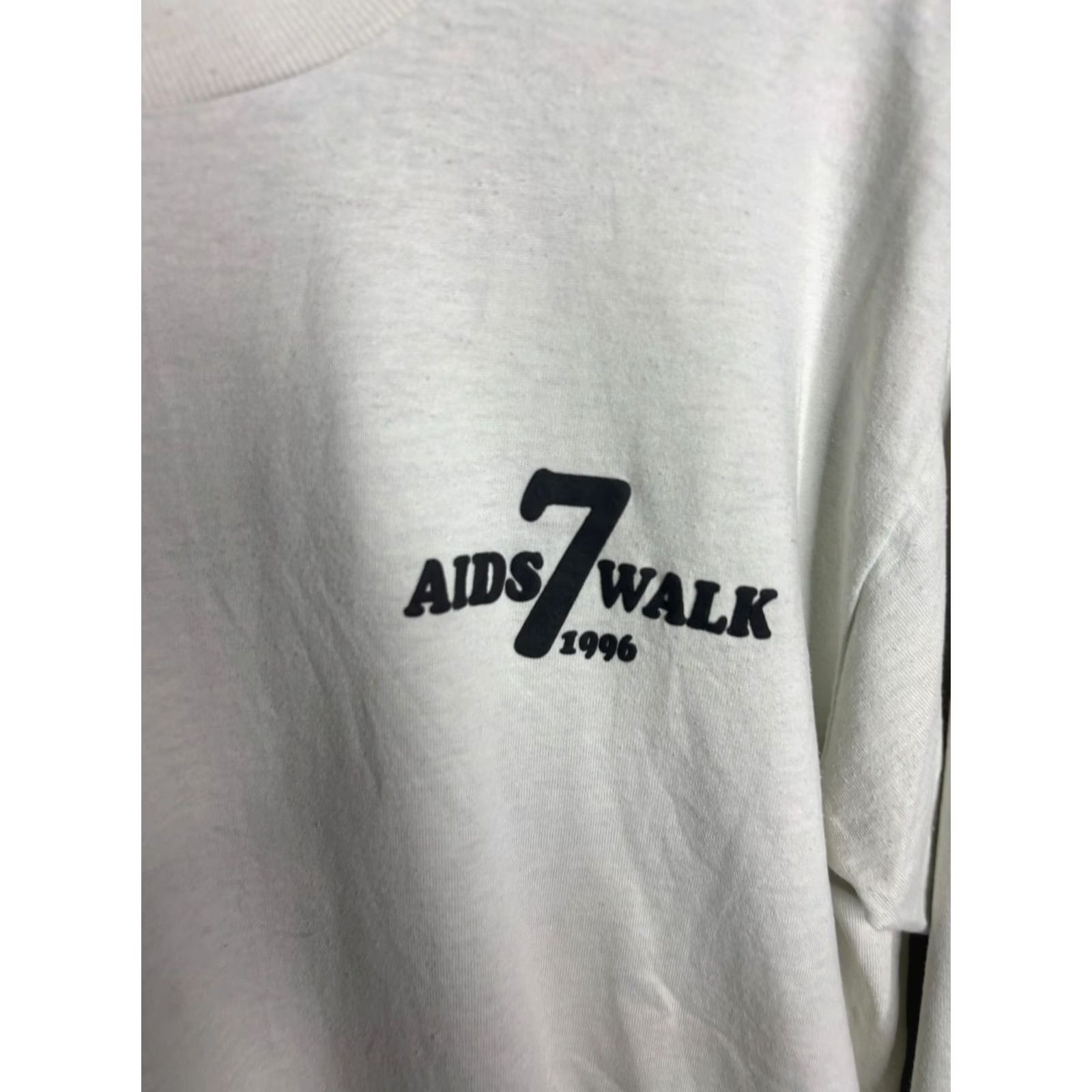 Fruit Of The Loom VINTAGE AIDS Walk 1996 Cook County Men's XL T-Shirt Nike? Size US XL / EU 56 / 4 - 2 Thumbnail