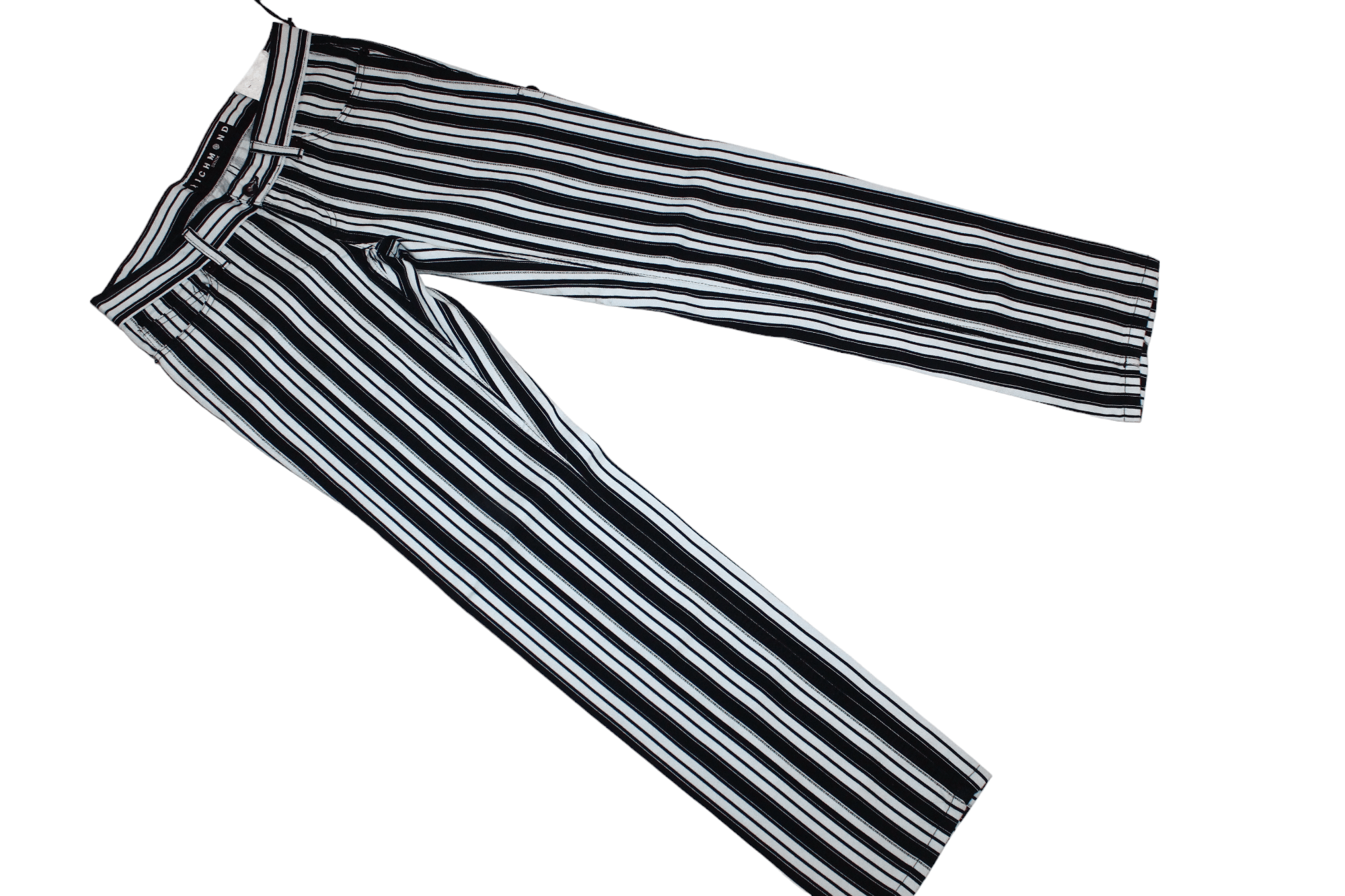 Richmond Denim Richmond Denim Low-Rise Super Skinny Striped Jeans Size US 30 / EU 46 - 4 Thumbnail