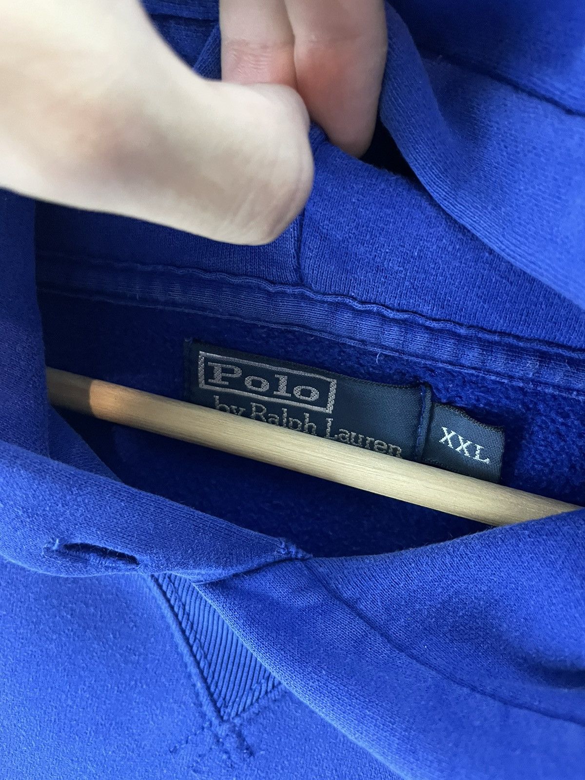 Polo Ralph Lauren × Vintage Polo Ralph Lauren vintage hoodie 90s Size US XXL / EU 58 / 5 - 14 Thumbnail