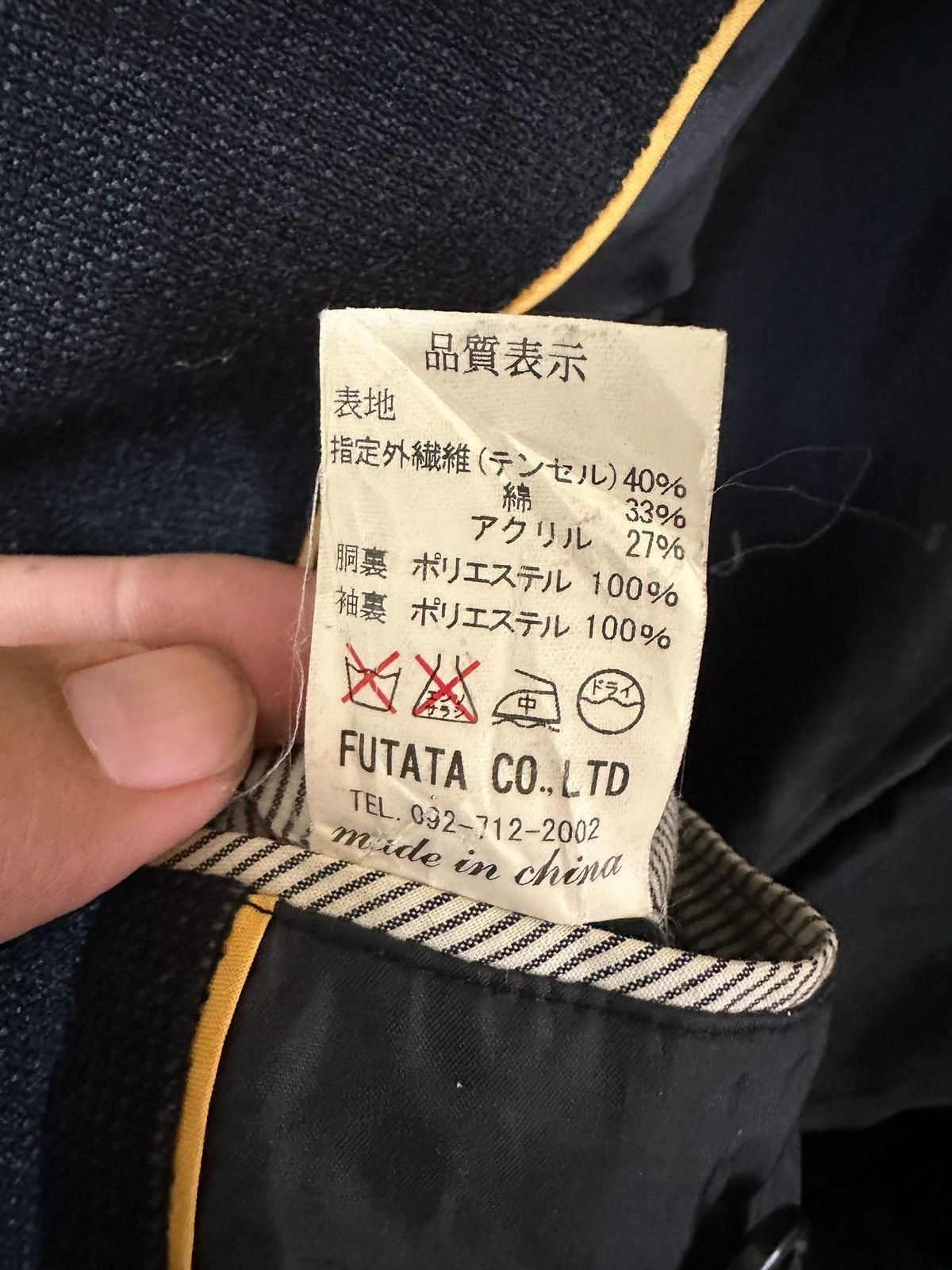 Kansai Yamamoto kansaiman collection blazer jacket Size 42S - 9 Thumbnail