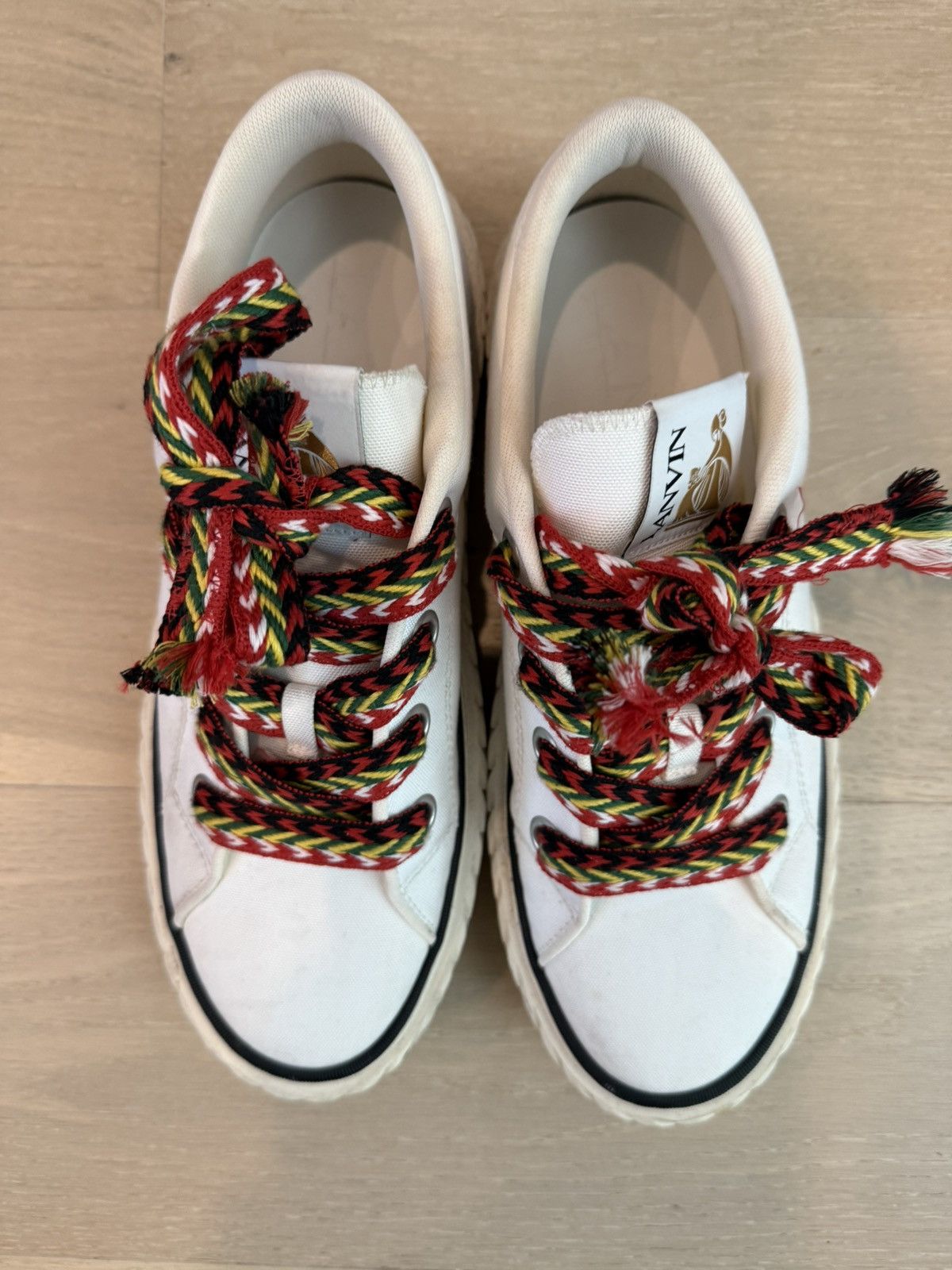Lanvin Lanvin Curb Cloth Sneakers sz 11 Size US 11 / EU 44 - 2 Thumbnail